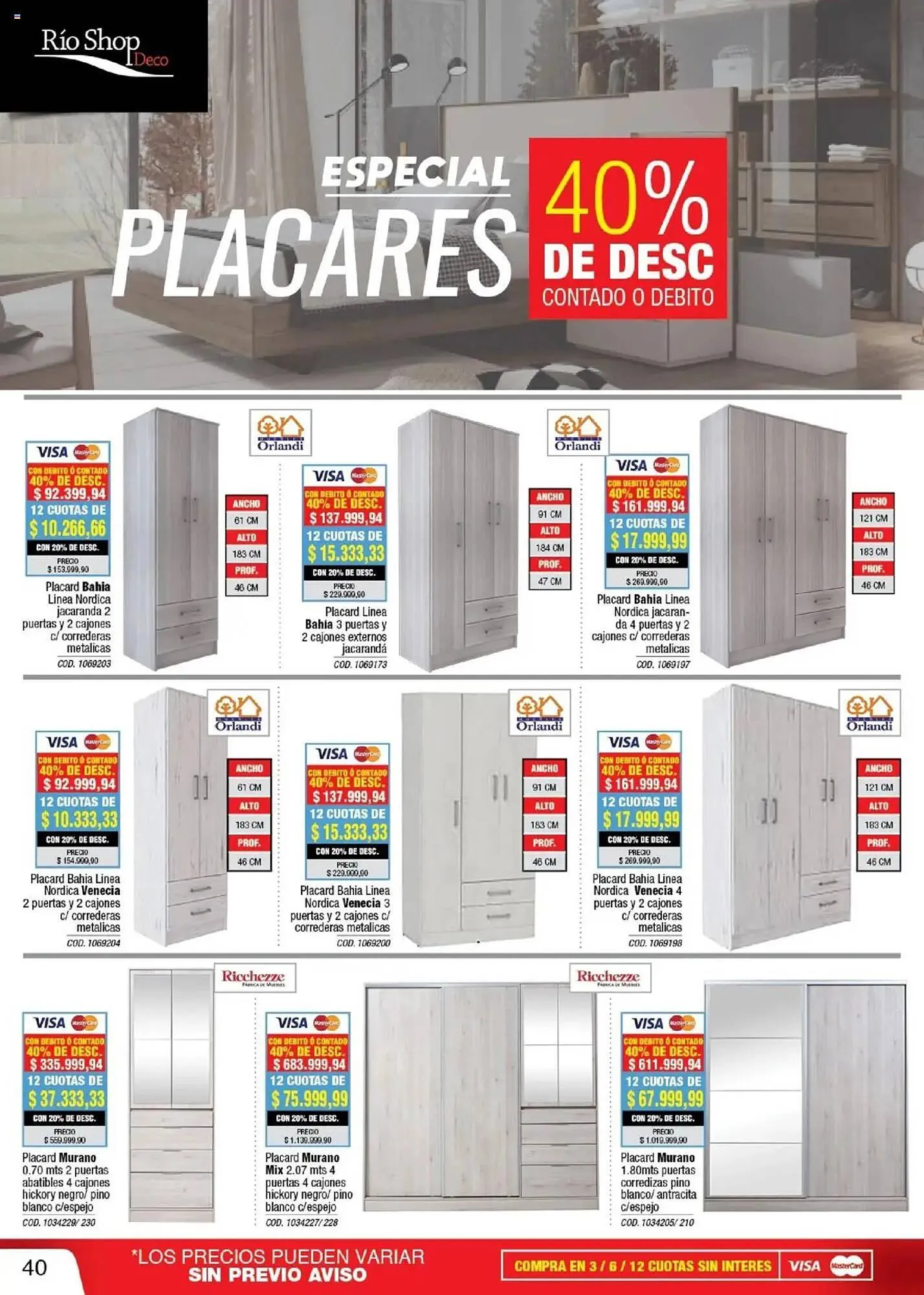Ofertas de Catálogo Rio Shop Deco 20 de marzo al 30 de abril 2025 - Página 40 del catálogo