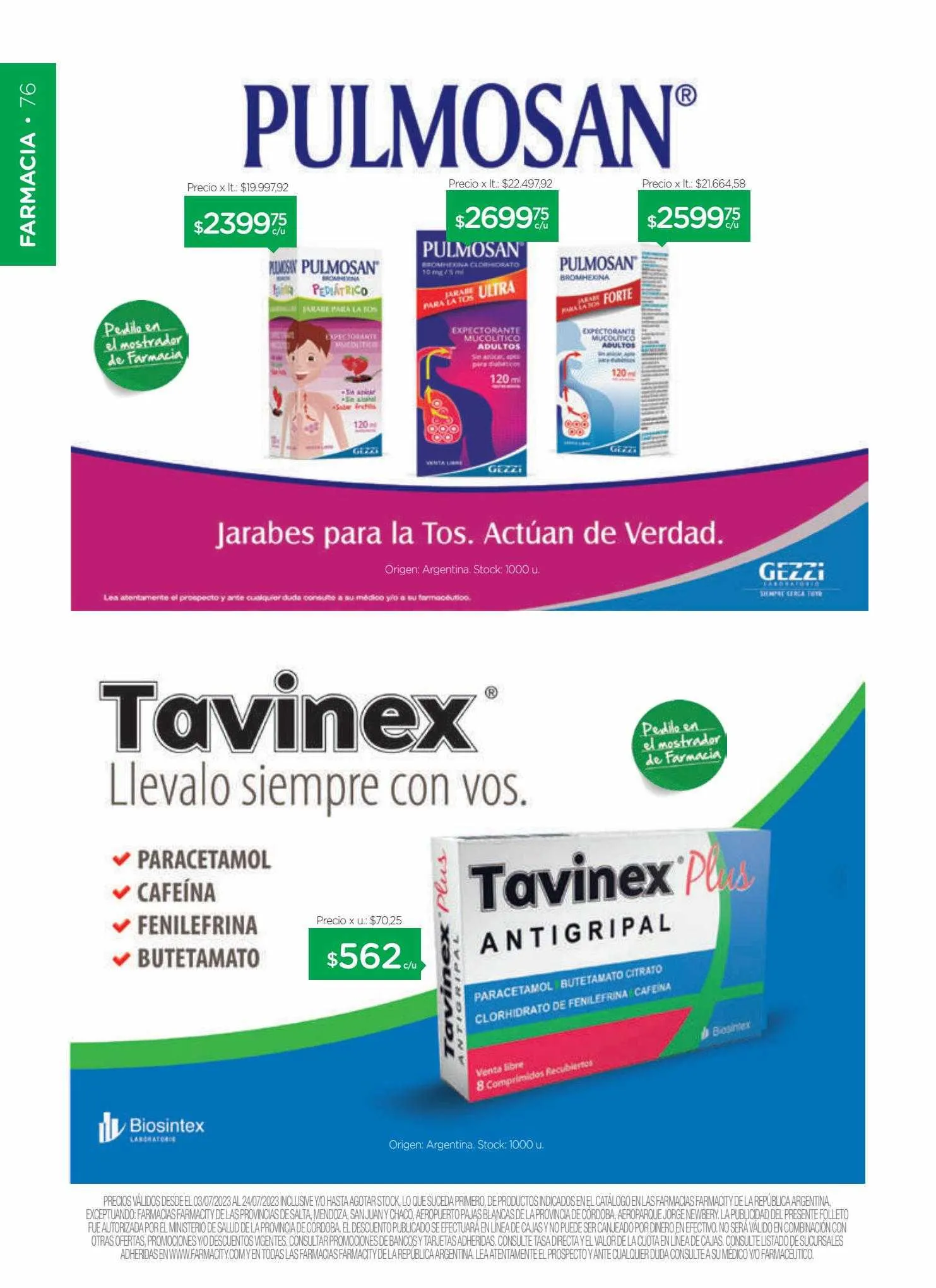 Ofertas de Catálogo Farmacity 7 de julio al 25 de julio 2023 - Página 75 del catálogo