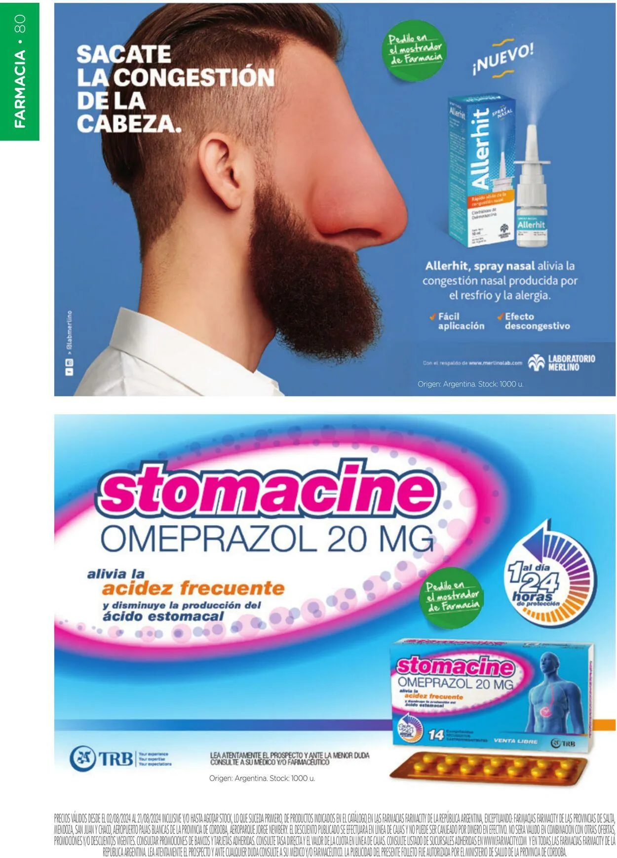 Ofertas de Farmacity 1 de agosto al 31 de agosto 2024 - Página 80 del catálogo