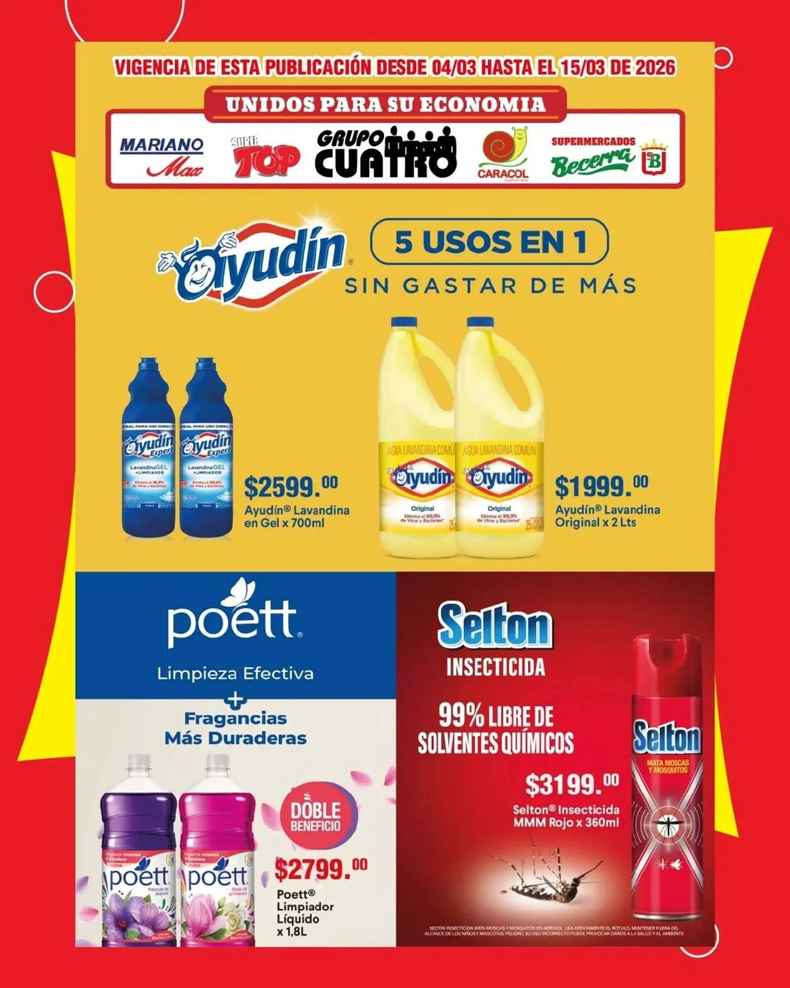 Ofertas de Catálogo Supermercados Caracol 4 de marzo al 15 de marzo 2026 - Página 3 del catálogo