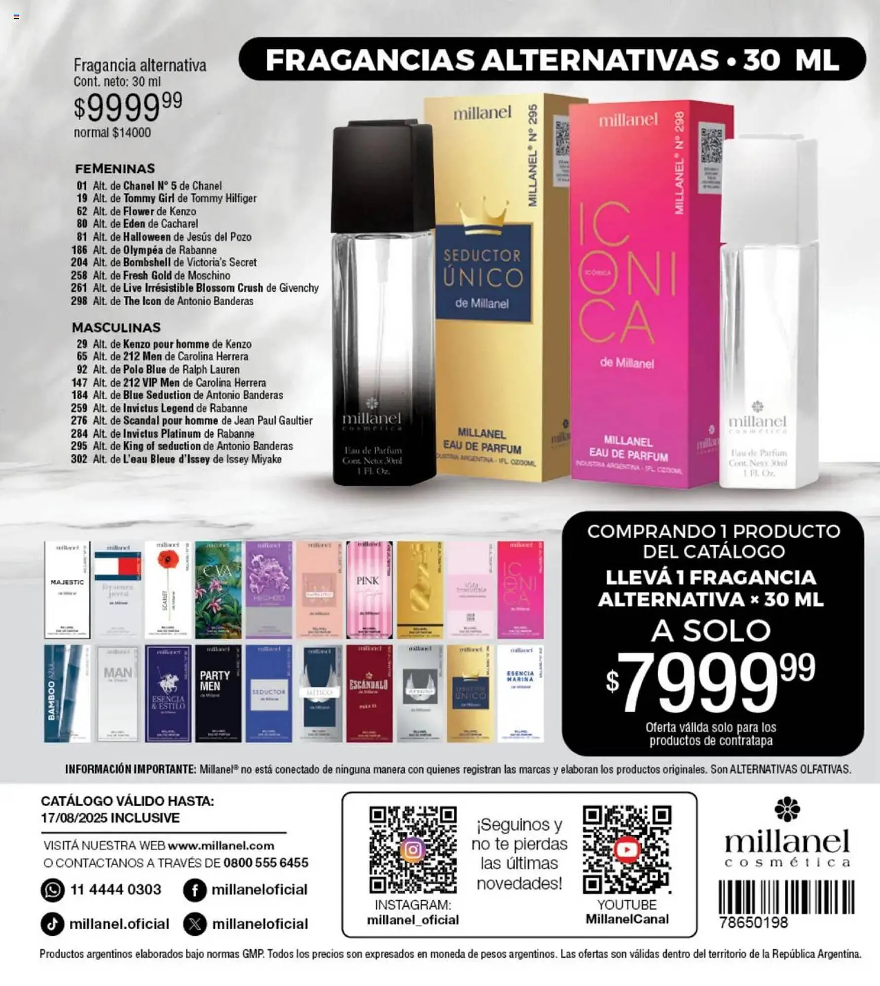 Ofertas de Catálogo Millanel Cosmética 21 de julio al 18 de agosto 2025 - Página 202 del catálogo