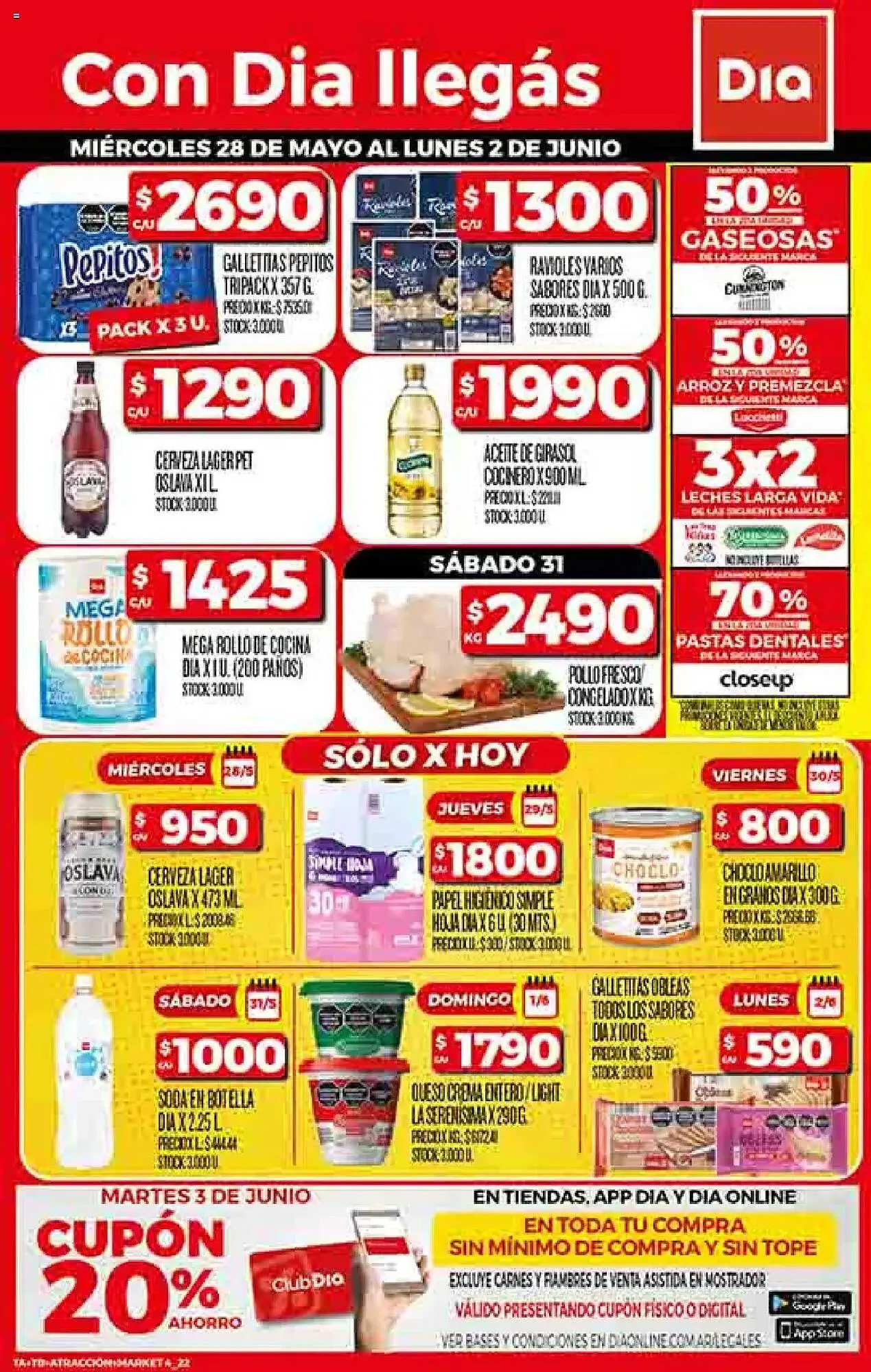Ofertas de Catálogo Supermercados DIA 28 de mayo al 3 de junio 2025 - Página 1 del catálogo