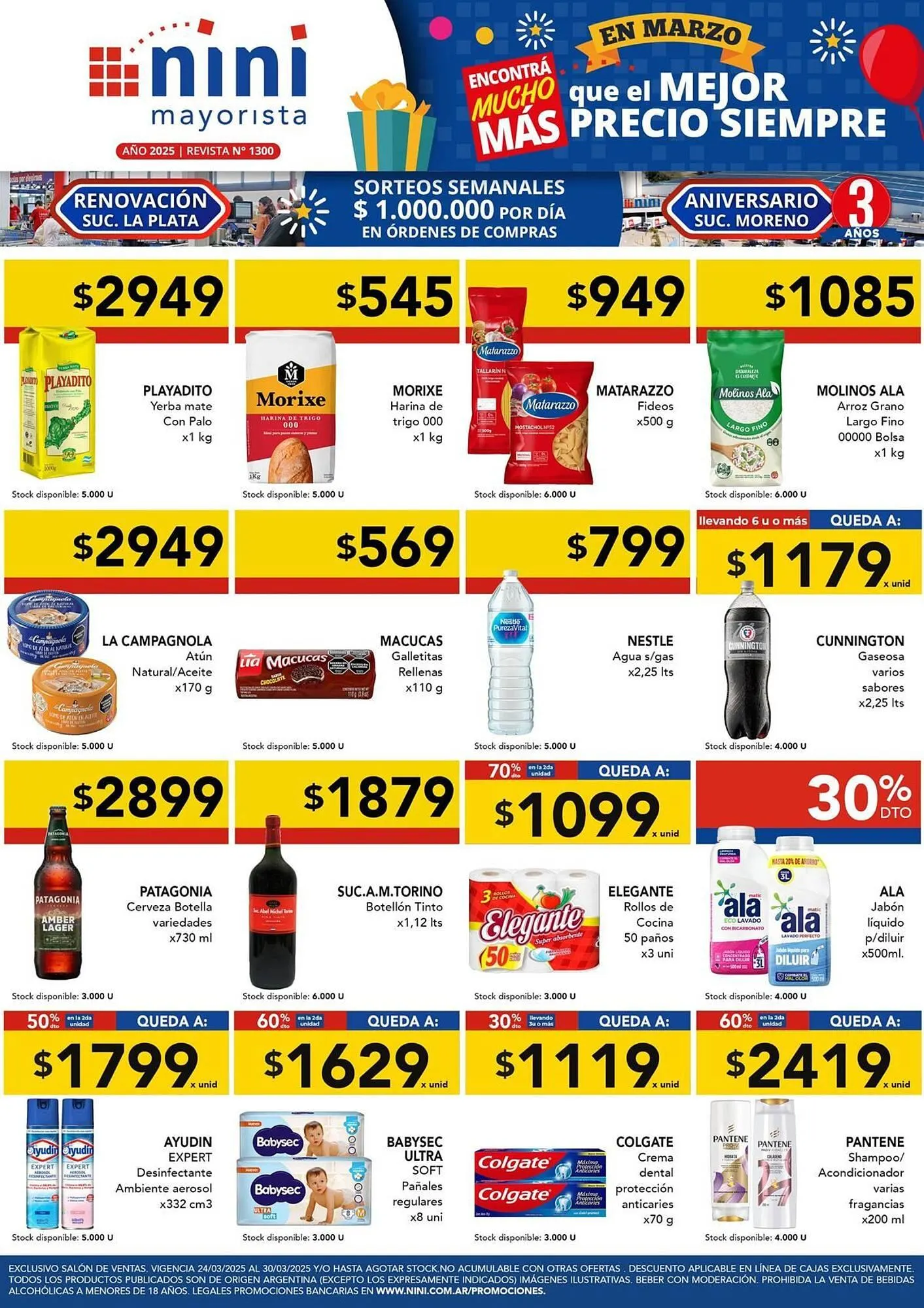 Ofertas de Catálogo Nini Mayorista 24 de marzo al 30 de marzo 2025 - Página 1 del catálogo