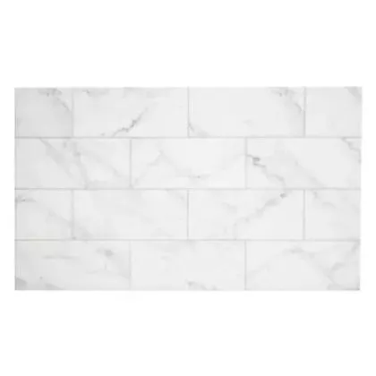 Revestimiento Subway interior carrara 31 x 53 cm