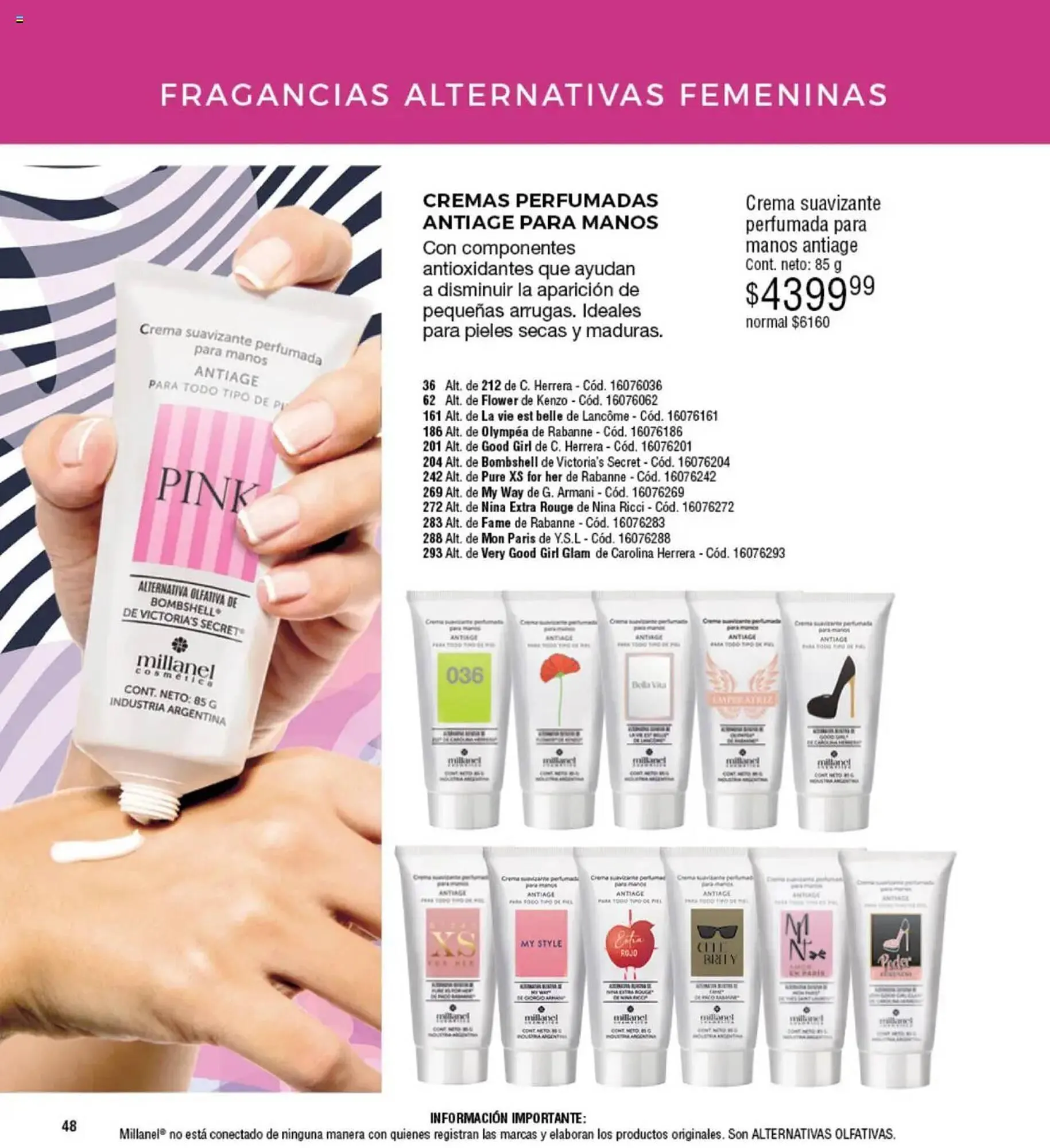 Ofertas de Catálogo Millanel Cosmética 28 de abril al 25 de mayo 2025 - Página 48 del catálogo