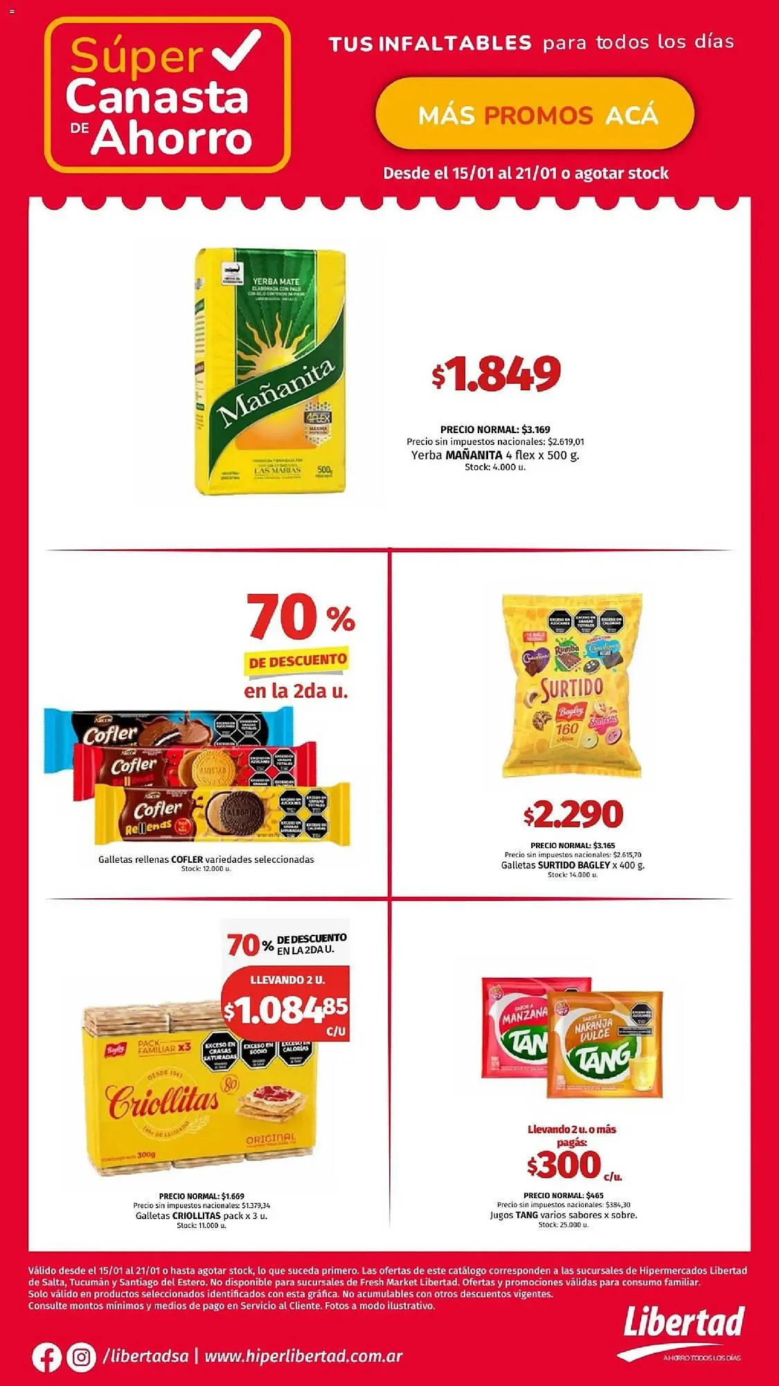 Ofertas de Catálogo Hipermercado Libertad 15 de enero al 22 de enero 2026 - Página 5 del catálogo