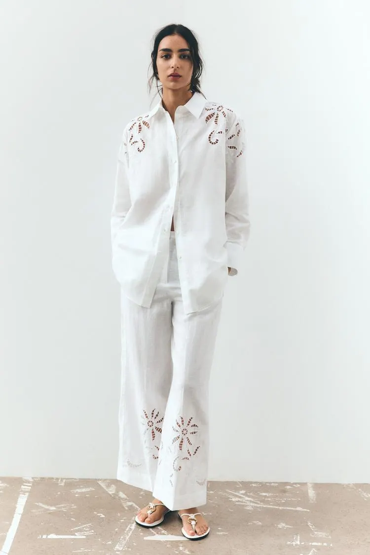 CAMISA ZW COLLECTION BORDADOS