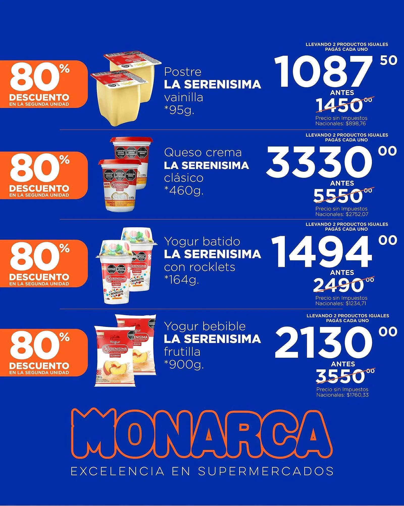 Ofertas de Catálogo Supermercados Monarca 25 de agosto al 31 de agosto 2025 - Página 3 del catálogo