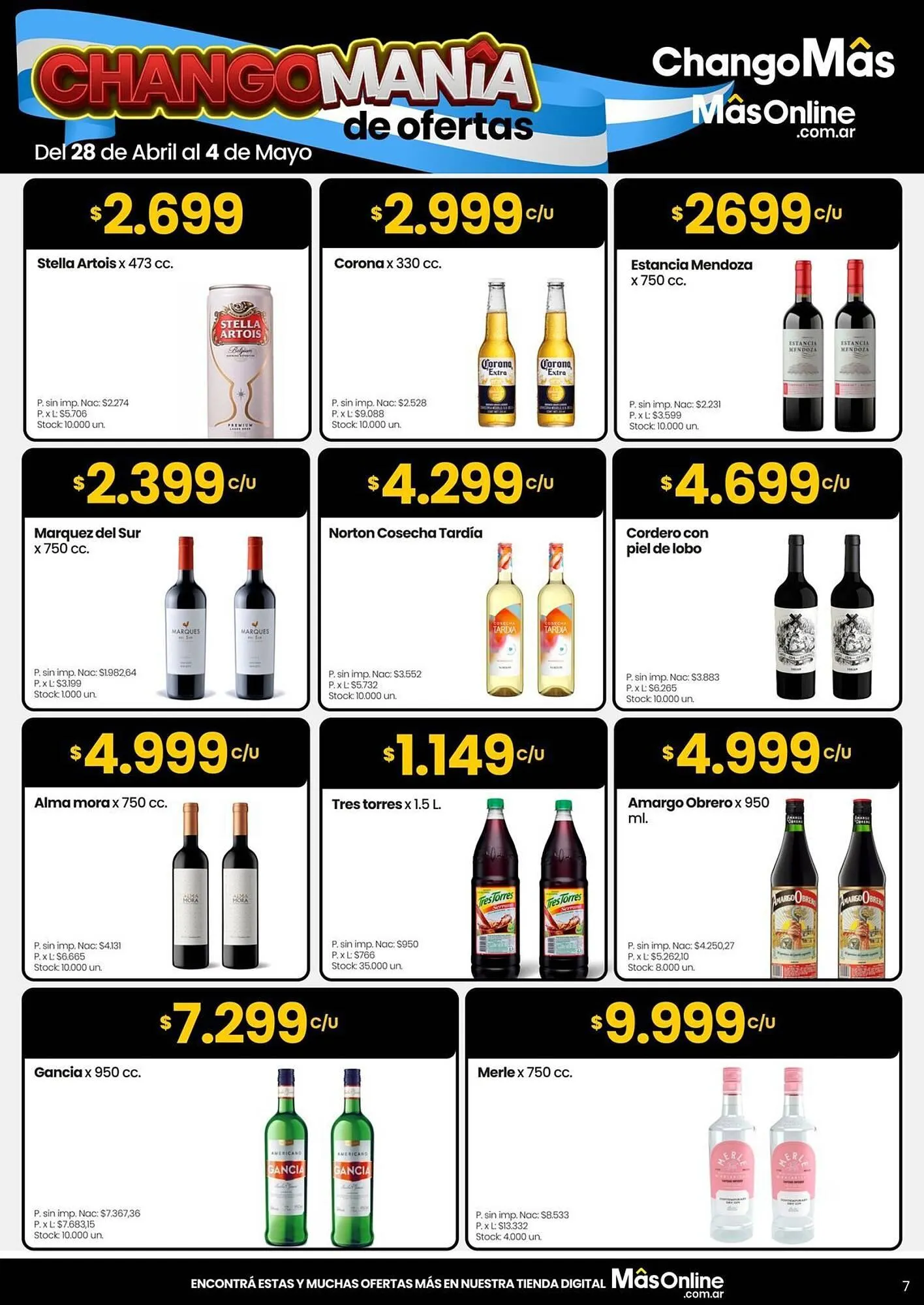 Ofertas de Catálogo Changomas 28 de abril al 4 de mayo 2026 - Página 7 del catálogo