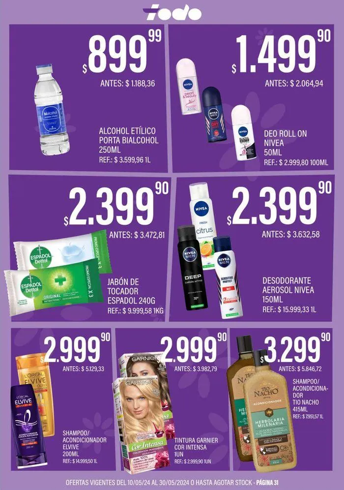 Ofertas de Catálogo Supermercados Todo 10 de mayo al 30 de mayo 2024 - Página 31 del catálogo