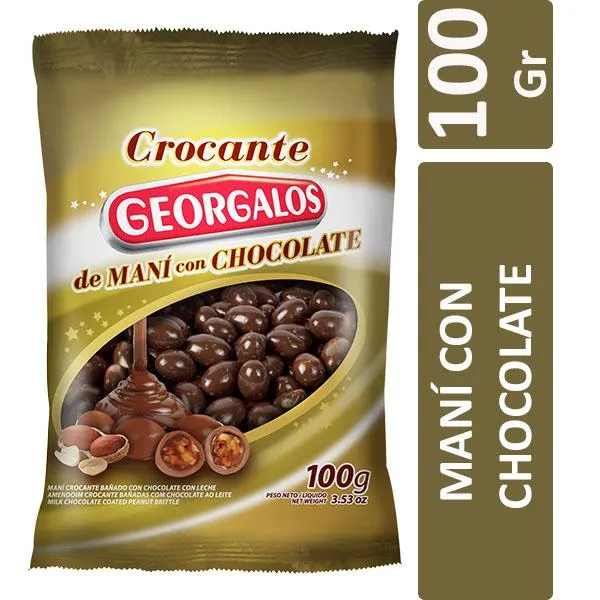 GEORGALOS MANI C/CHOC X80G