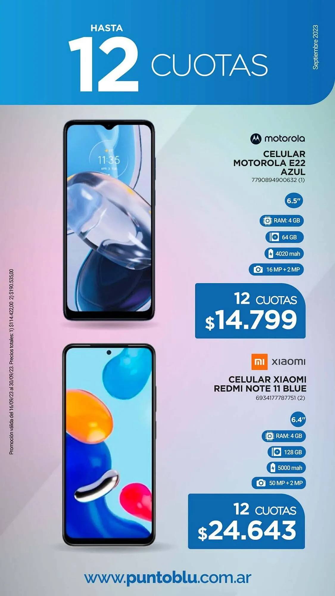 Ofertas de Catálogo Punto Blu 18 de septiembre al 30 de septiembre 2023 - Página 5 del catálogo