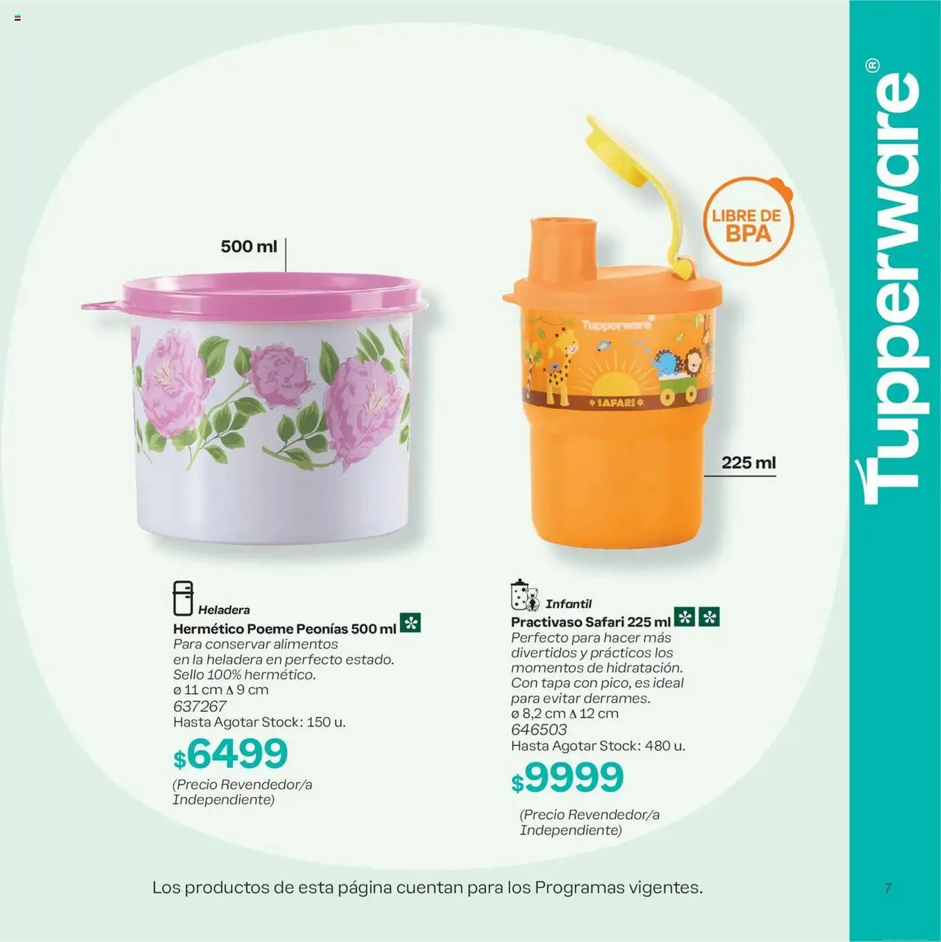 Ofertas de Folleto Tupperware 15 de septiembre al 22 de septiembre 2025 - Página 7 del catálogo