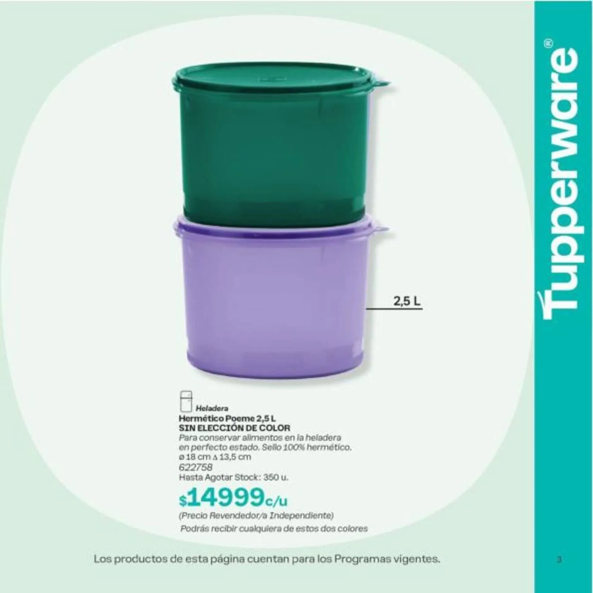 Ofertas de Catálogo Tupperware 1 de junio al 30 de junio 2025 - Página 3 del catálogo