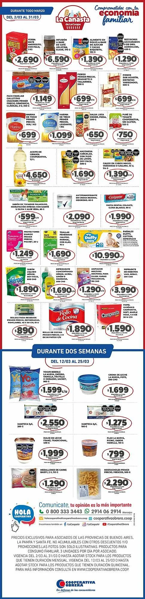 Catálogo Cooperativa Obrera - 1