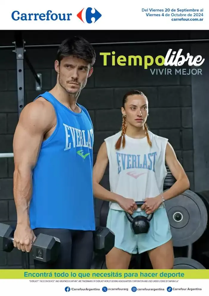 Ofertas de Catálogo Tiempo Libre 20 de septiembre al 4 de octubre 2024 - Página 1 del catálogo