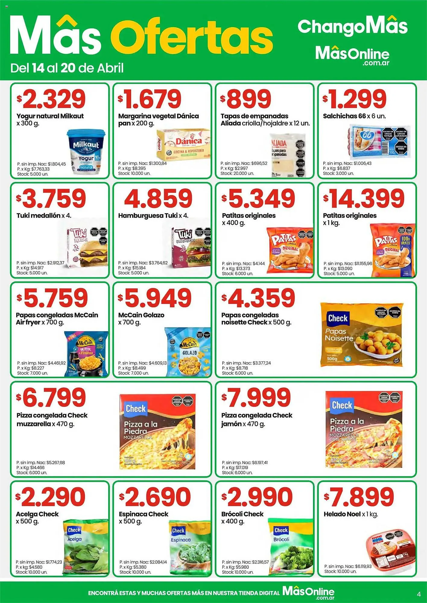 Ofertas de Catálogo Changomas 14 de abril al 20 de abril 2026 - Página 4 del catálogo