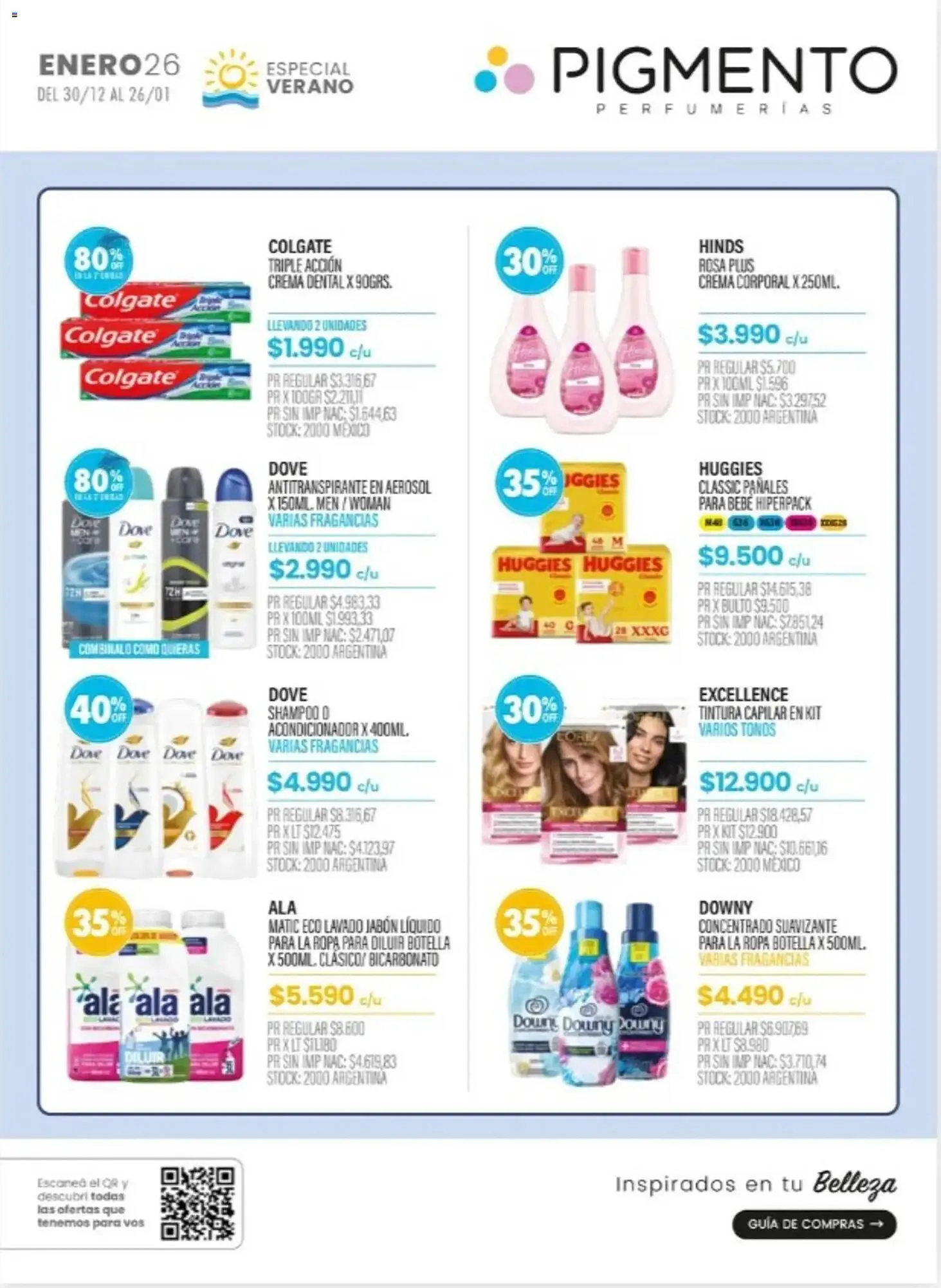 Ofertas de Catálogo Pigmento 30 de diciembre al 26 de enero 2026 - Página 1 del catálogo