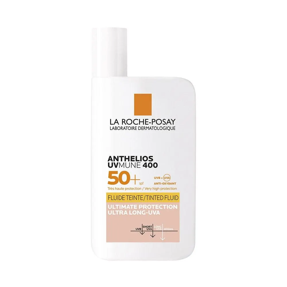 Protector Solar La Roche-Posay Anthelios UV Mune 400 Fluido con Color Fps 50+ x 50 ml