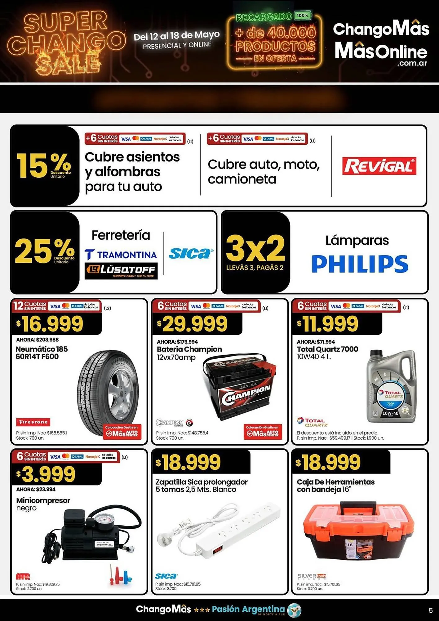 Ofertas de Catálogo Changomas 12 de mayo al 18 de mayo 2026 - Página 5 del catálogo