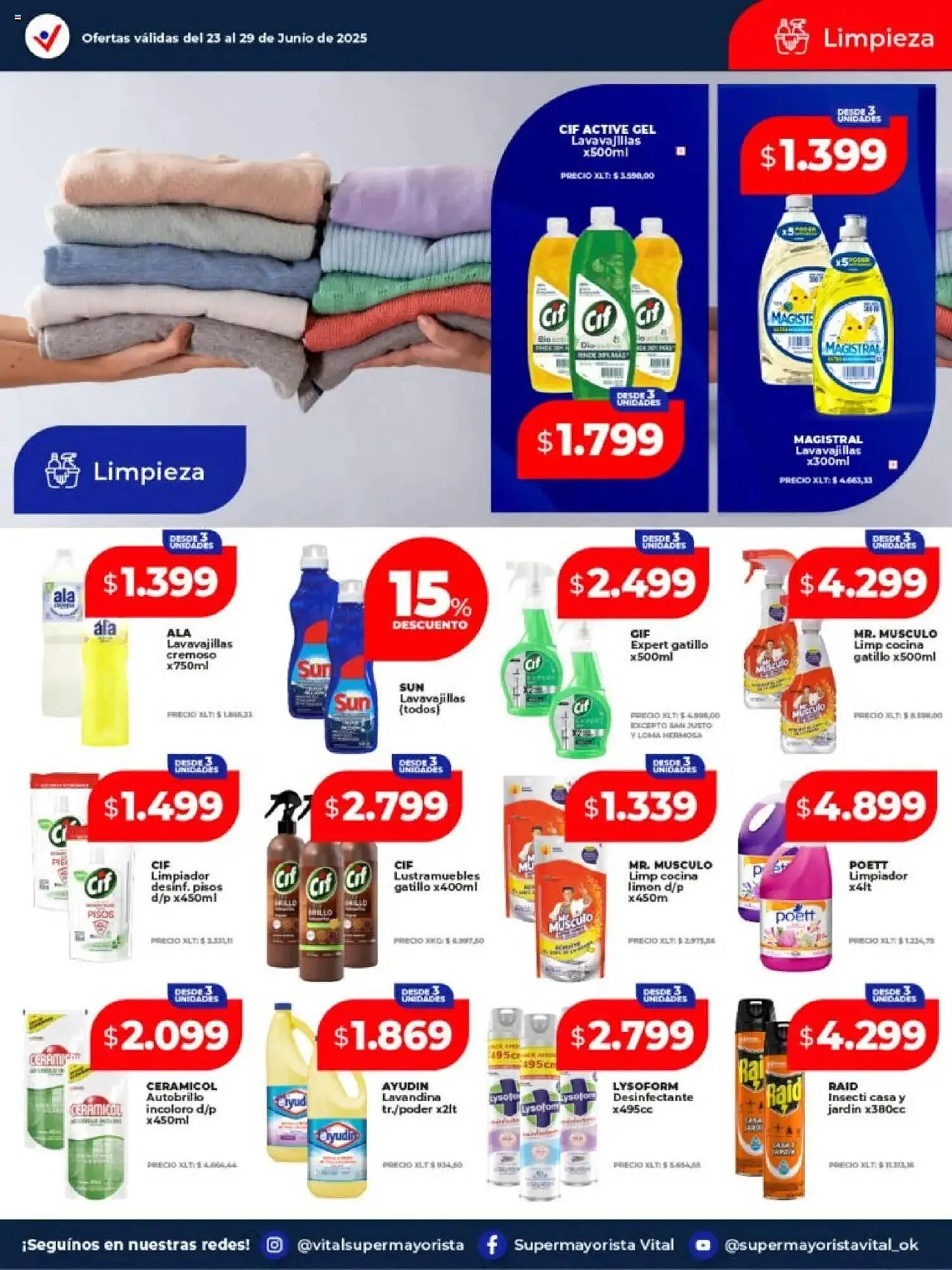 Ofertas de Catálogo Supermayorista Vital 23 de junio al 29 de junio 2025 - Página 7 del catálogo