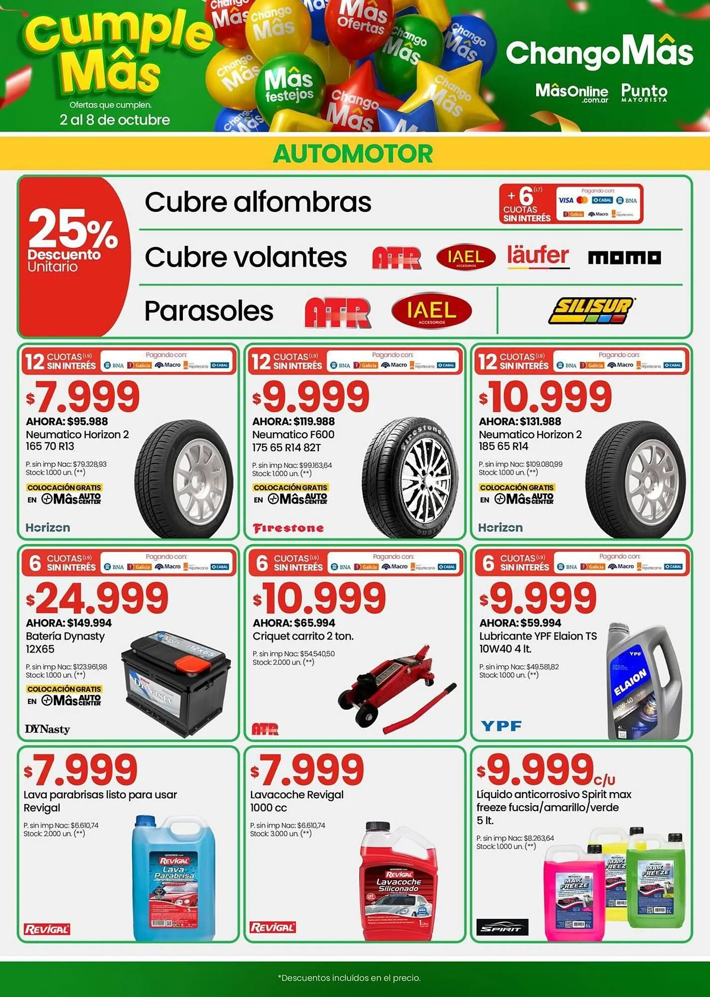 Ofertas de Catálogo Changomas 3 de octubre al 8 de octubre 2025 - Página 14 del catálogo