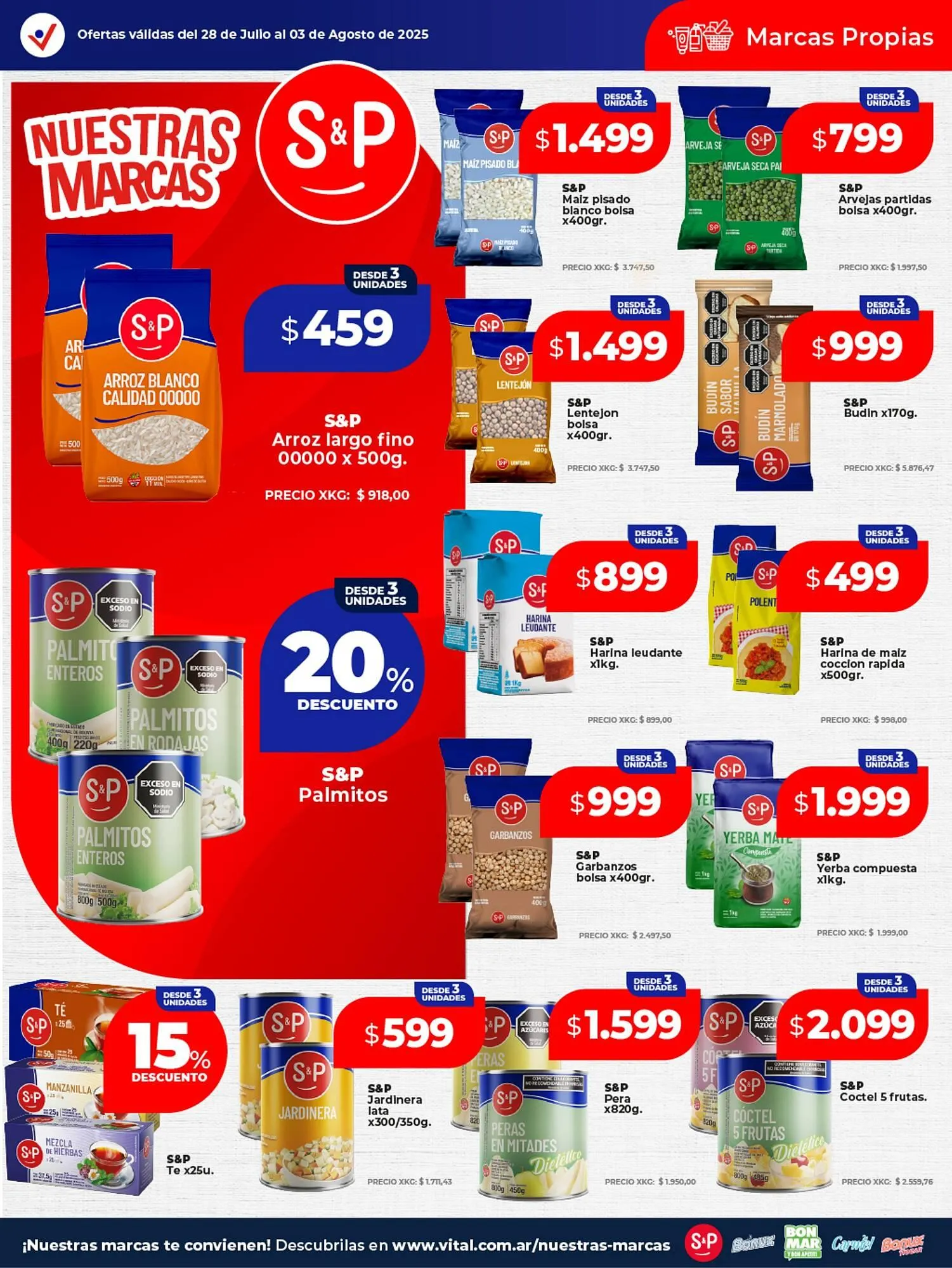 Ofertas de Catálogo Supermayorista Vital 30 de julio al 3 de agosto 2025 - Página 22 del catálogo