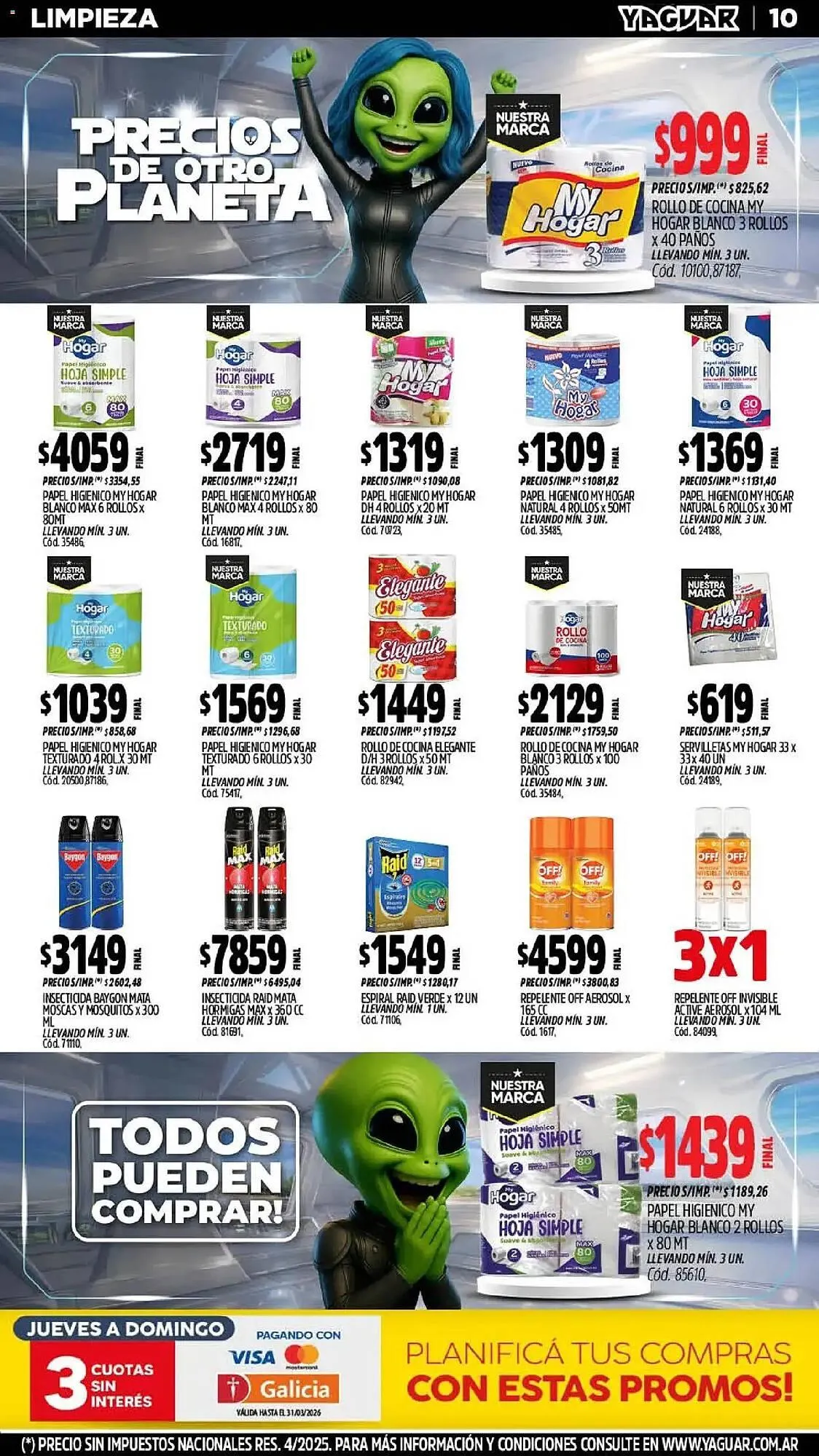 Ofertas de Catálogo Supermercados Yaguar 2 de marzo al 7 de marzo 2026 - Página 10 del catálogo