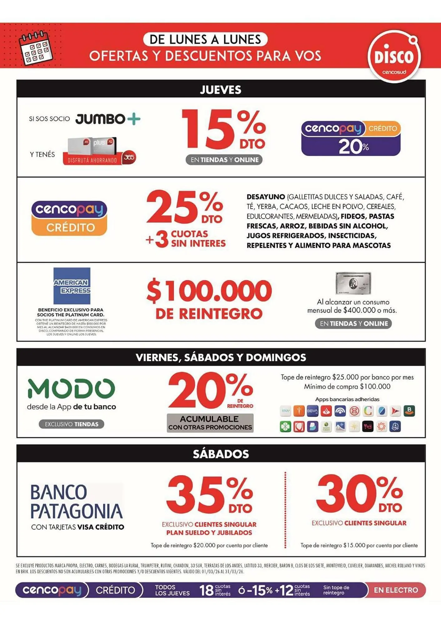 Ofertas de Folleto Disco 6 de marzo al 8 de marzo 2026 - Página 11 del catálogo