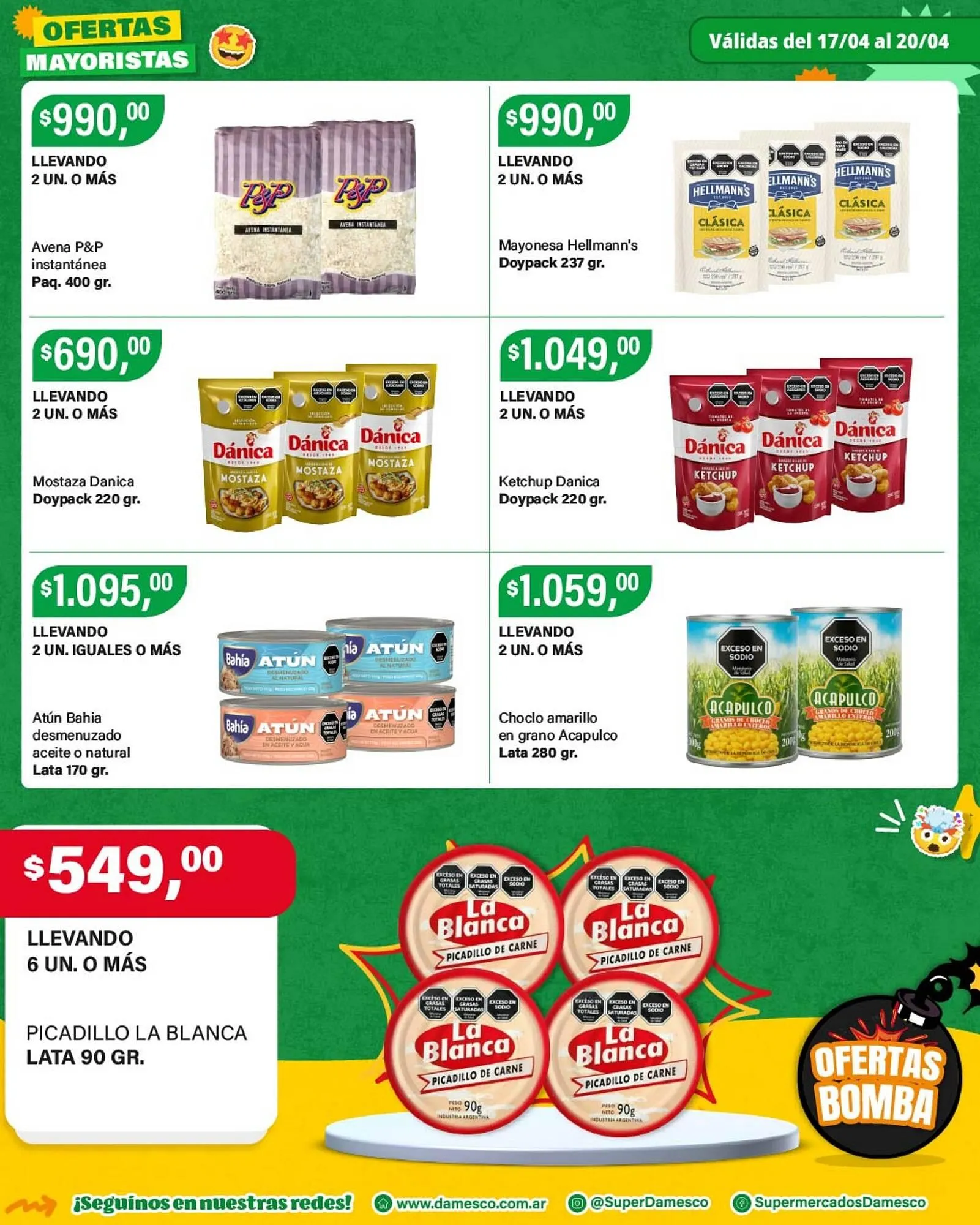 Ofertas de Catálogo Supermercados Damesco 17 de abril al 20 de abril 2026 - Página 4 del catálogo