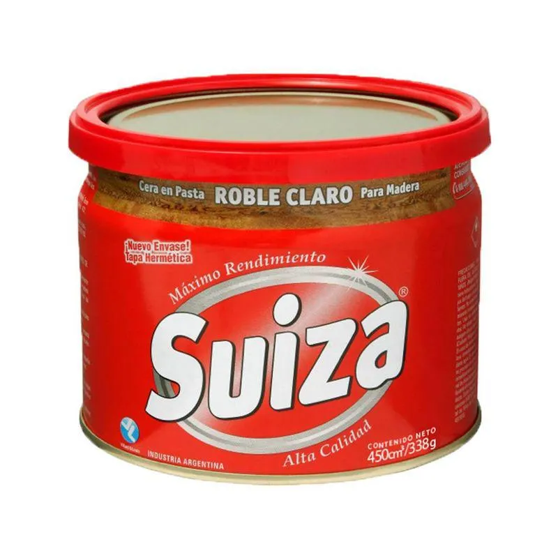 Cera Pasta Pisos Suiza Roble Claro 450ml