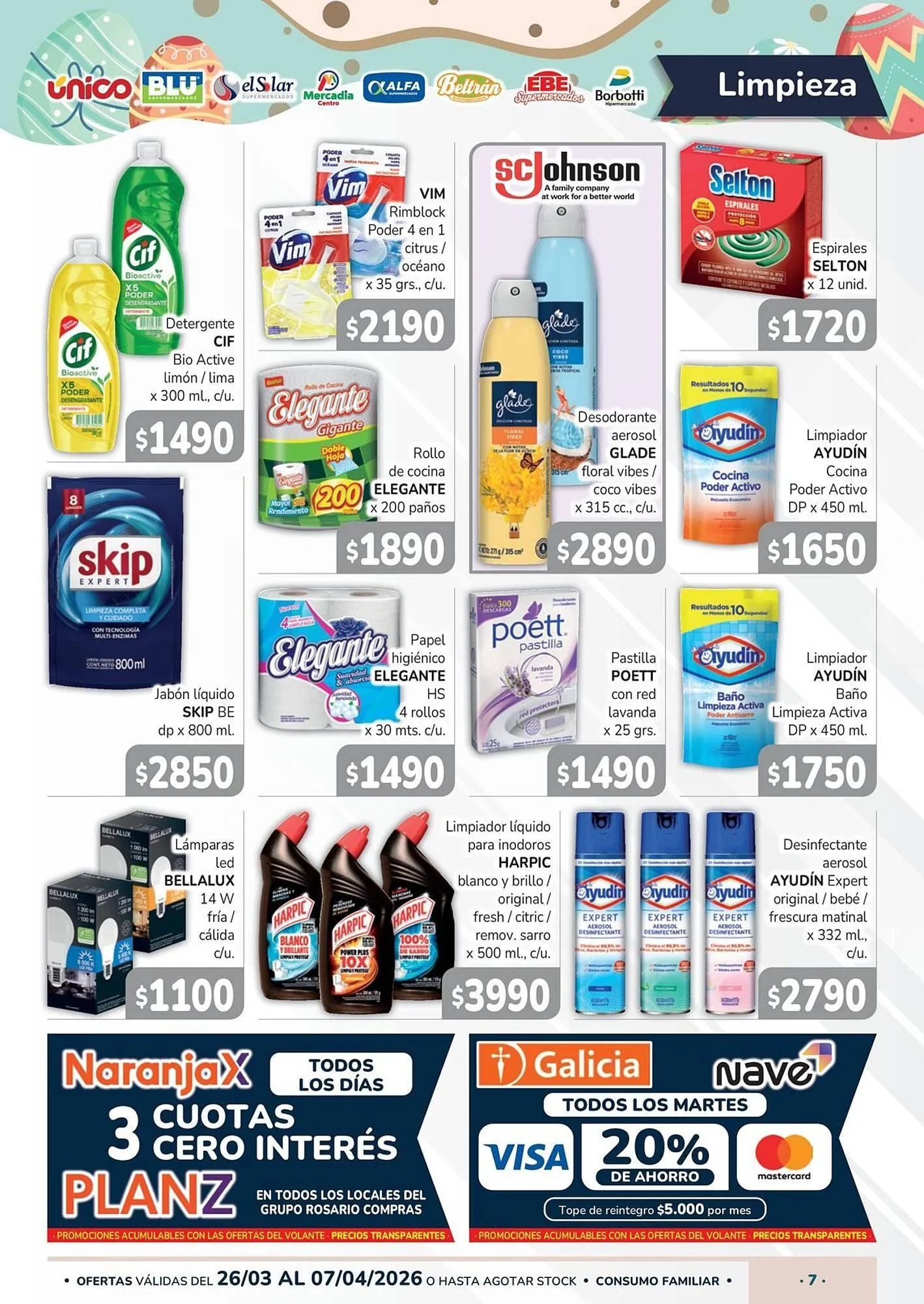 Ofertas de Catálogo Unico Supermercados 26 de marzo al 7 de abril 2026 - Página 7 del catálogo