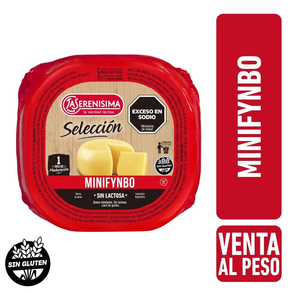 Queso Minifynbo Paquete X Kg La Serenisima