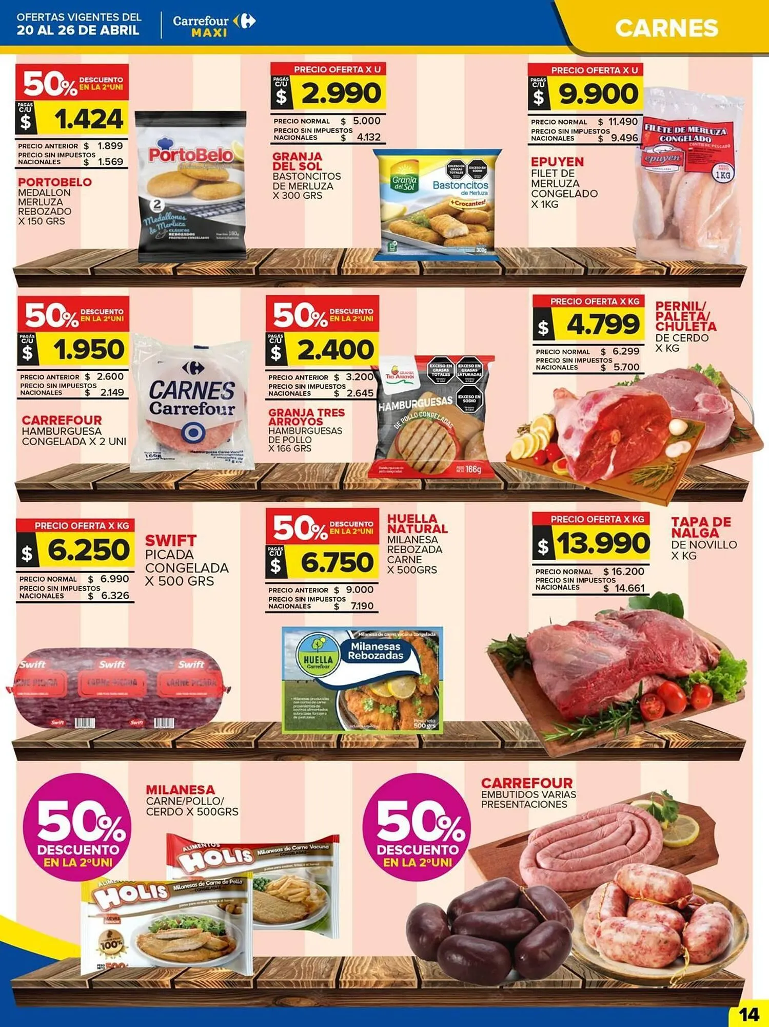 Ofertas de Folleto Carrefour Maxi 20 de abril al 27 de abril 2026 - Página 14 del catálogo