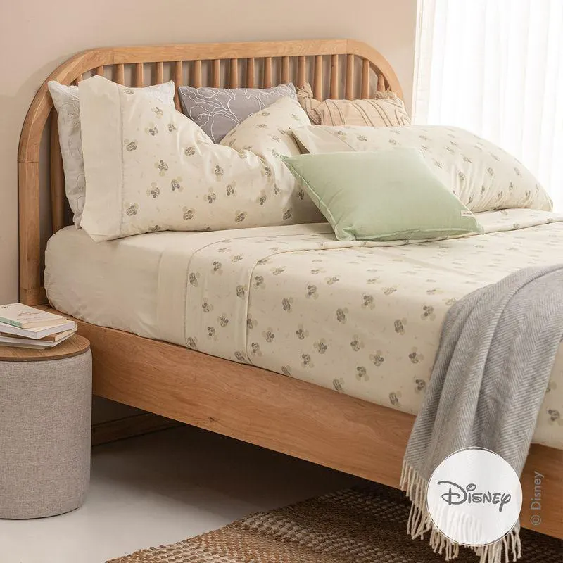 Juego de Sábanas King Size Smiling Faces Mickey