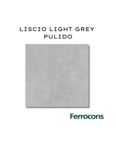 VITE LISCIO LIGHT GREY PUL 60X60 PORC REC