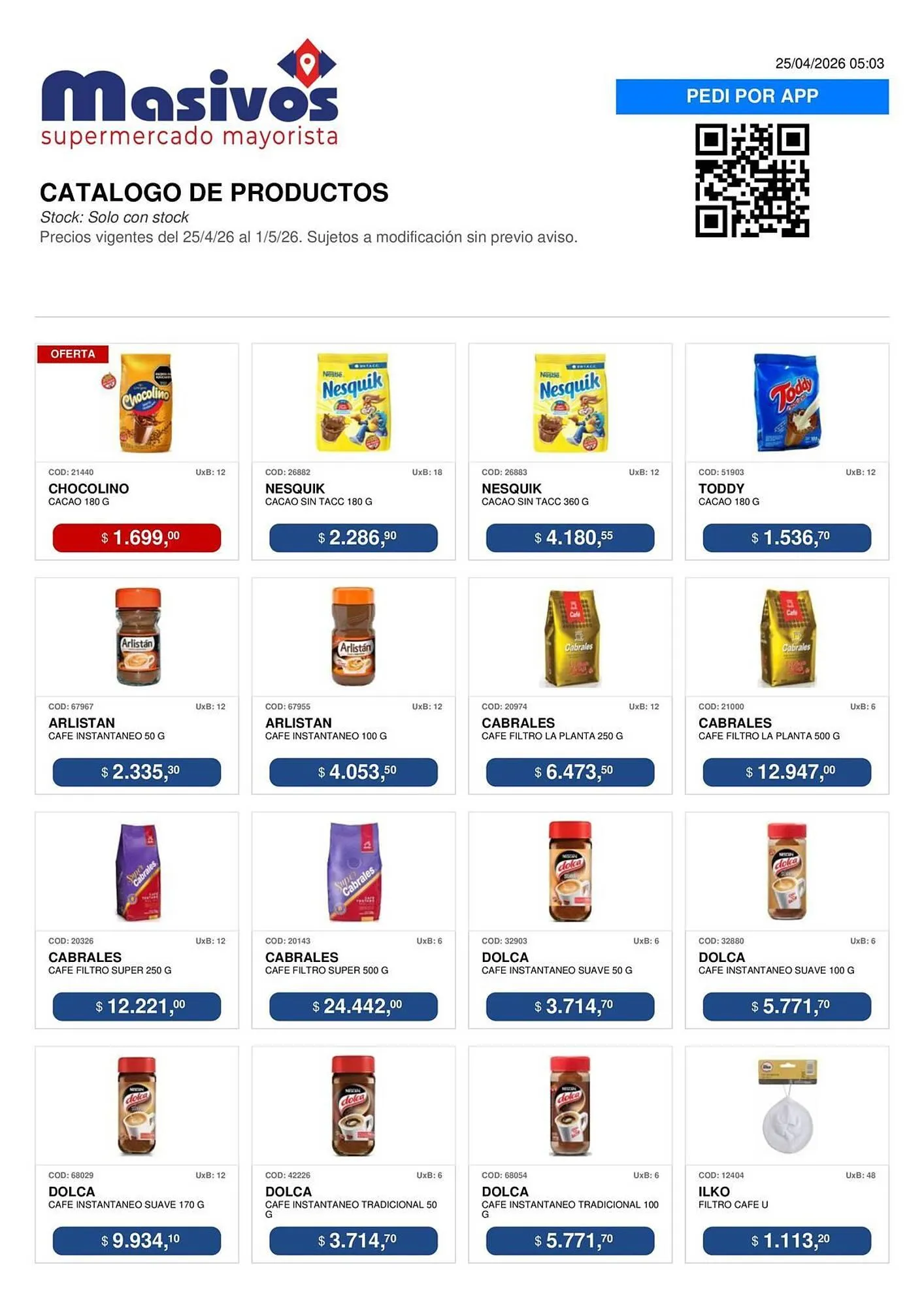 Ofertas de Catálogo Masivos 25 de abril al 1 de mayo 2026 - Página 9 del catálogo