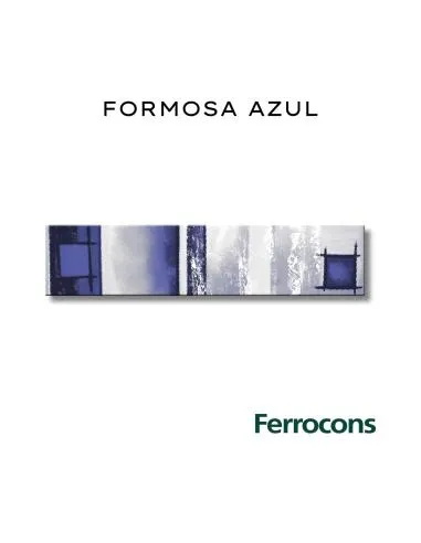 COLORES SOLIDOS GUARDA FORMOSA AZUL 5.5X25