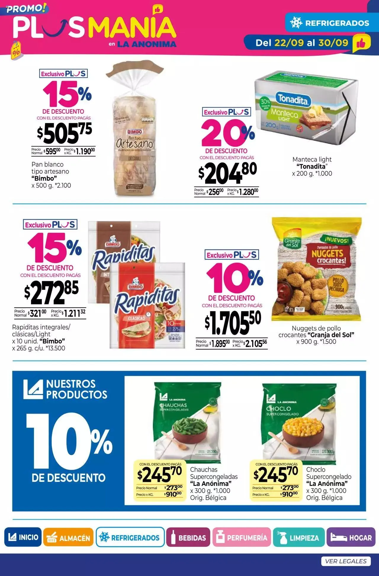 Ofertas de La Anonima - Super Ventajas - Septiembre 2022 22 de septiembre al 30 de septiembre 2023 - Página 26 del catálogo