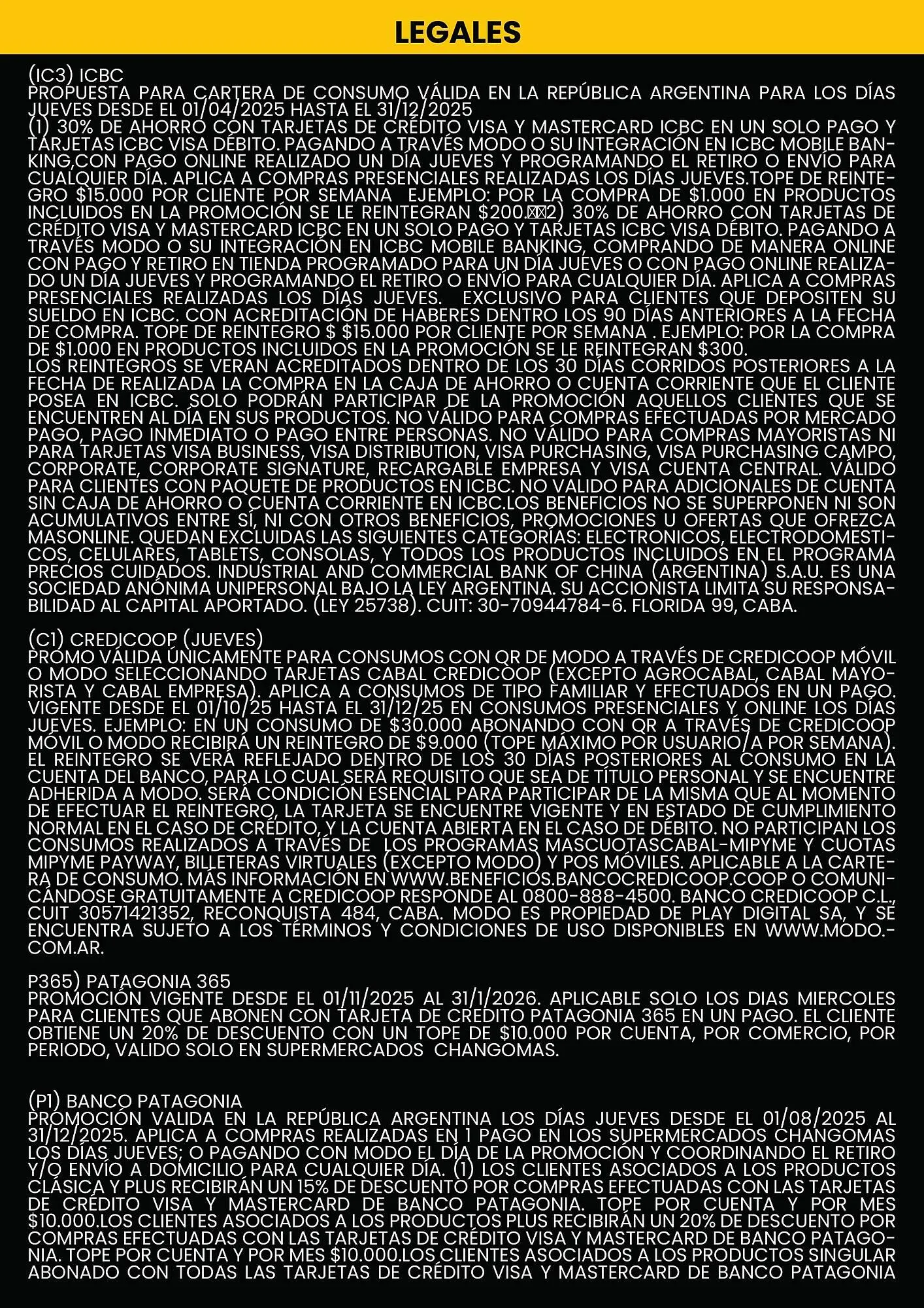 Ofertas de Catálogo Changomas 6 de noviembre al 30 de noviembre 2025 - Página 9 del catálogo