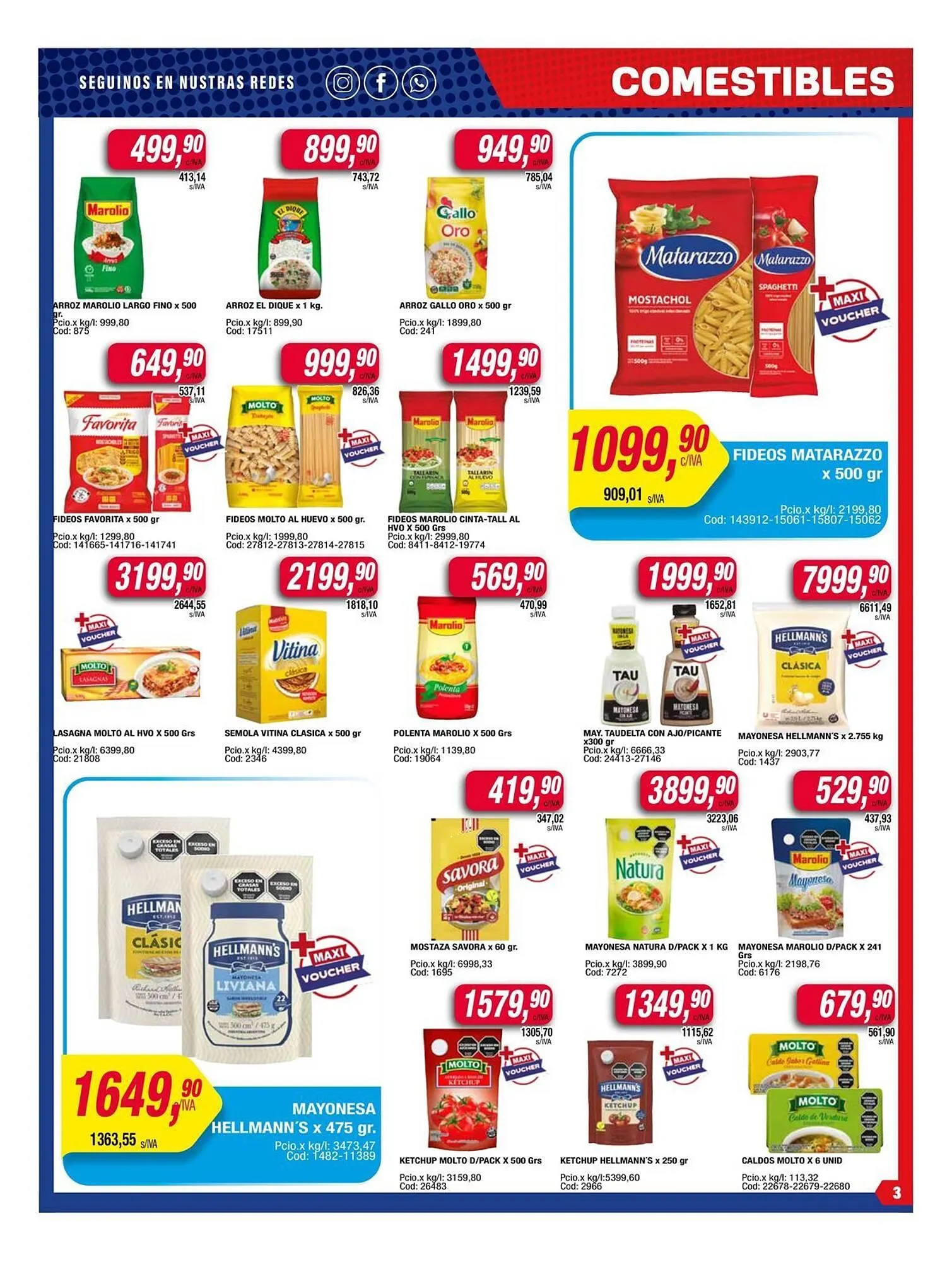 Ofertas de Catálogo Maxiconsumo 14 de julio al 21 de julio 2025 - Página 3 del catálogo