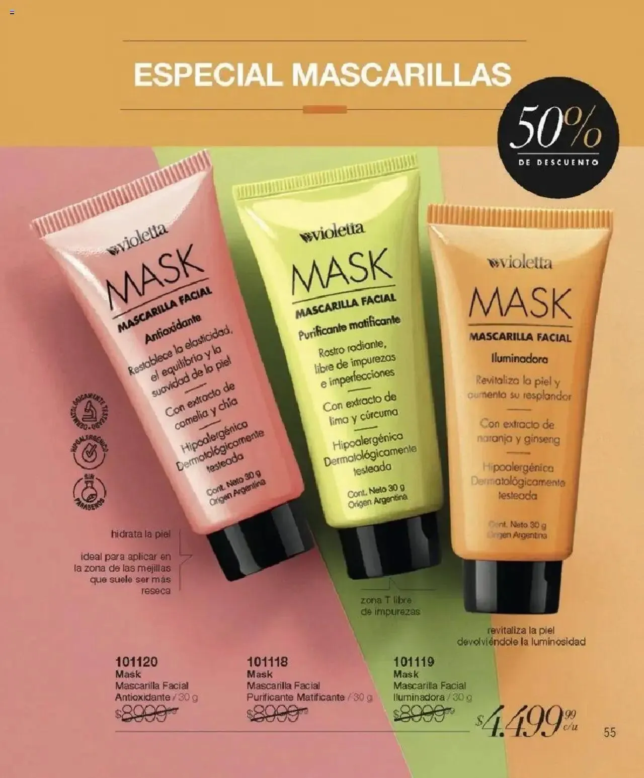 Ofertas de Violetta catálogo 3 de julio al 31 de diciembre 2024 - Página 55 del catálogo