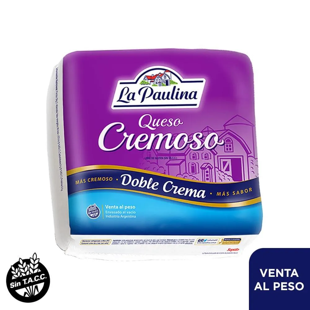Queso Cremoso Doble Crema Horma X Kg La Paulina