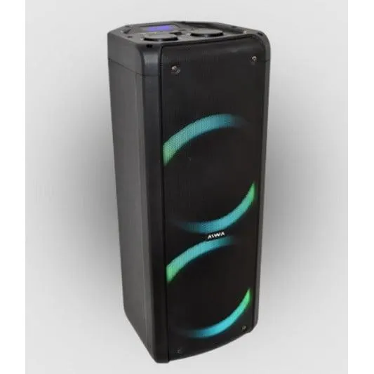 AIWA TORRE DE SONIDO AW-T506R-PB BLUETOOTH USB AUX LED 6500W PMPO
