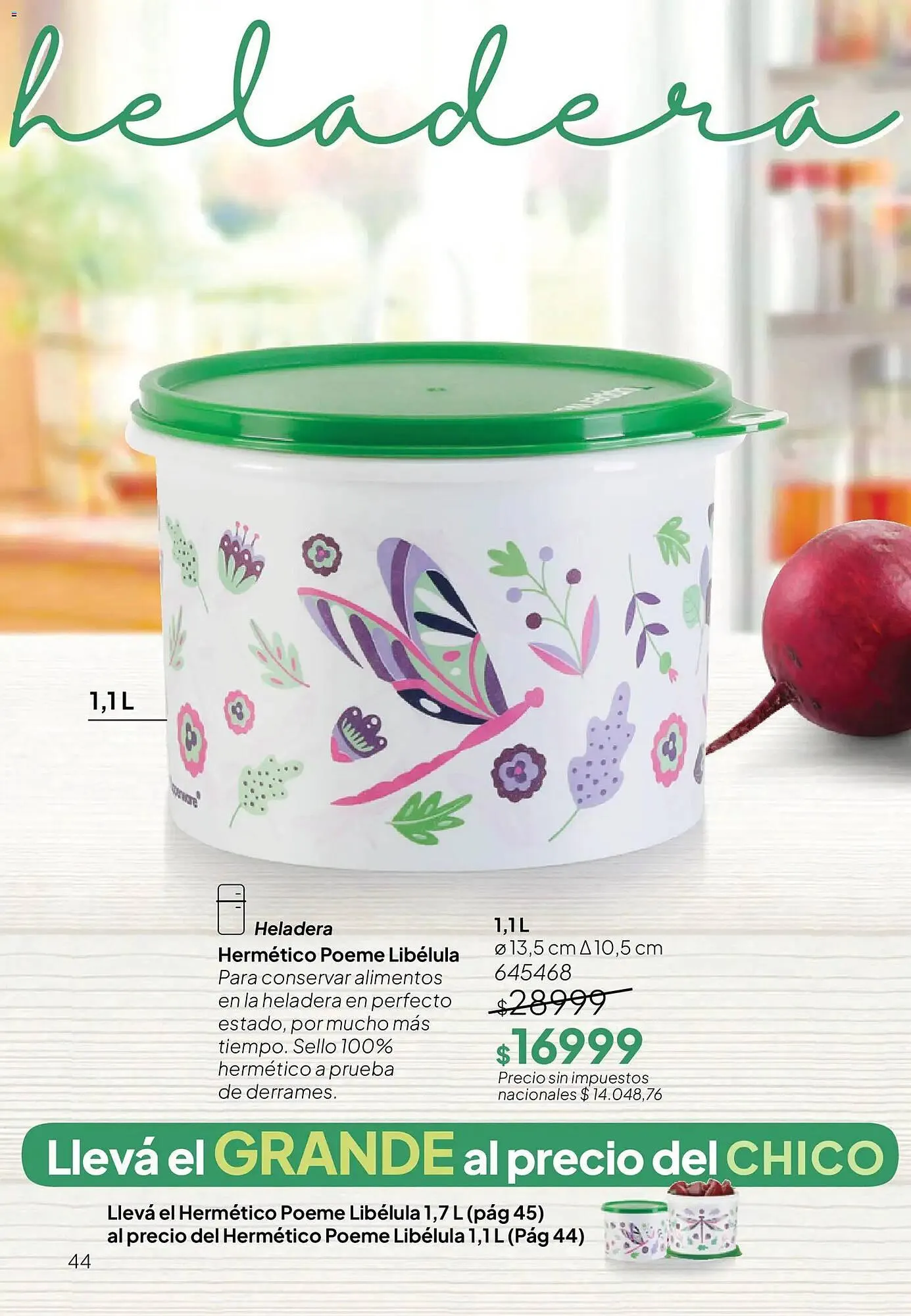 Ofertas de Folleto Tupperware 28 de abril al 31 de mayo 2026 - Página 45 del catálogo