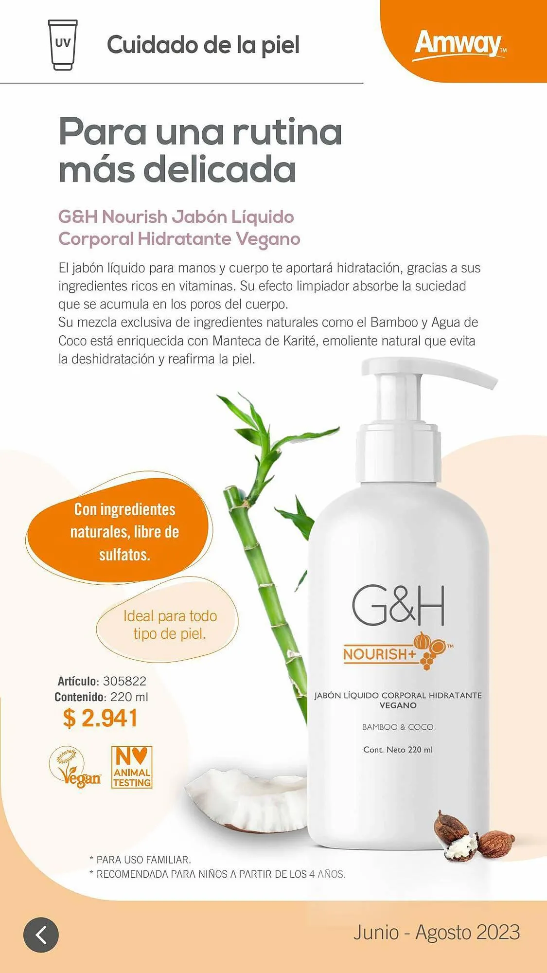 Ofertas de Catálogo Amway 2 de agosto al 5 de agosto 2023 - Página 6 del catálogo