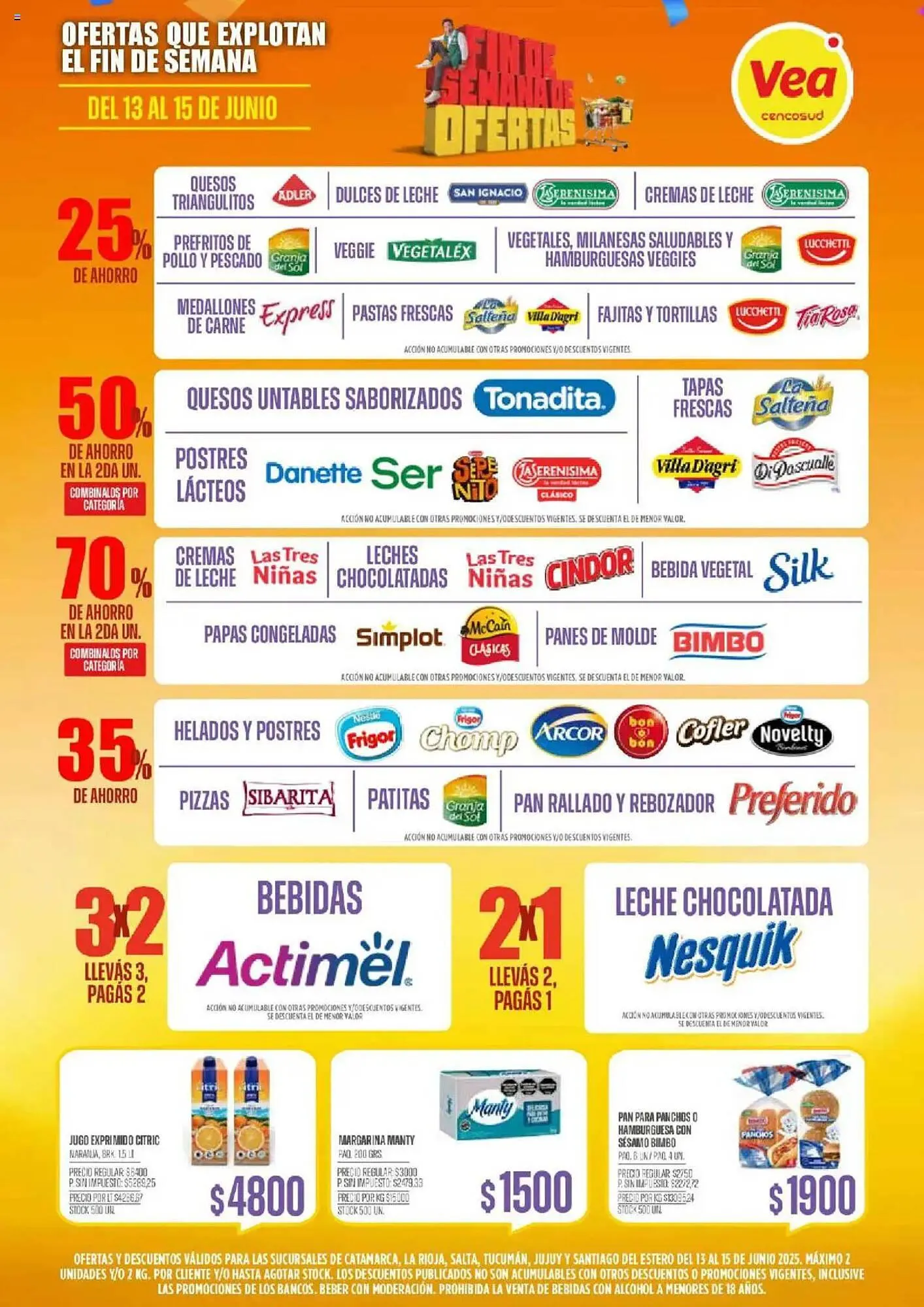 Ofertas de Catálogo Supermercados Vea 13 de junio al 15 de junio 2025 - Página 3 del catálogo
