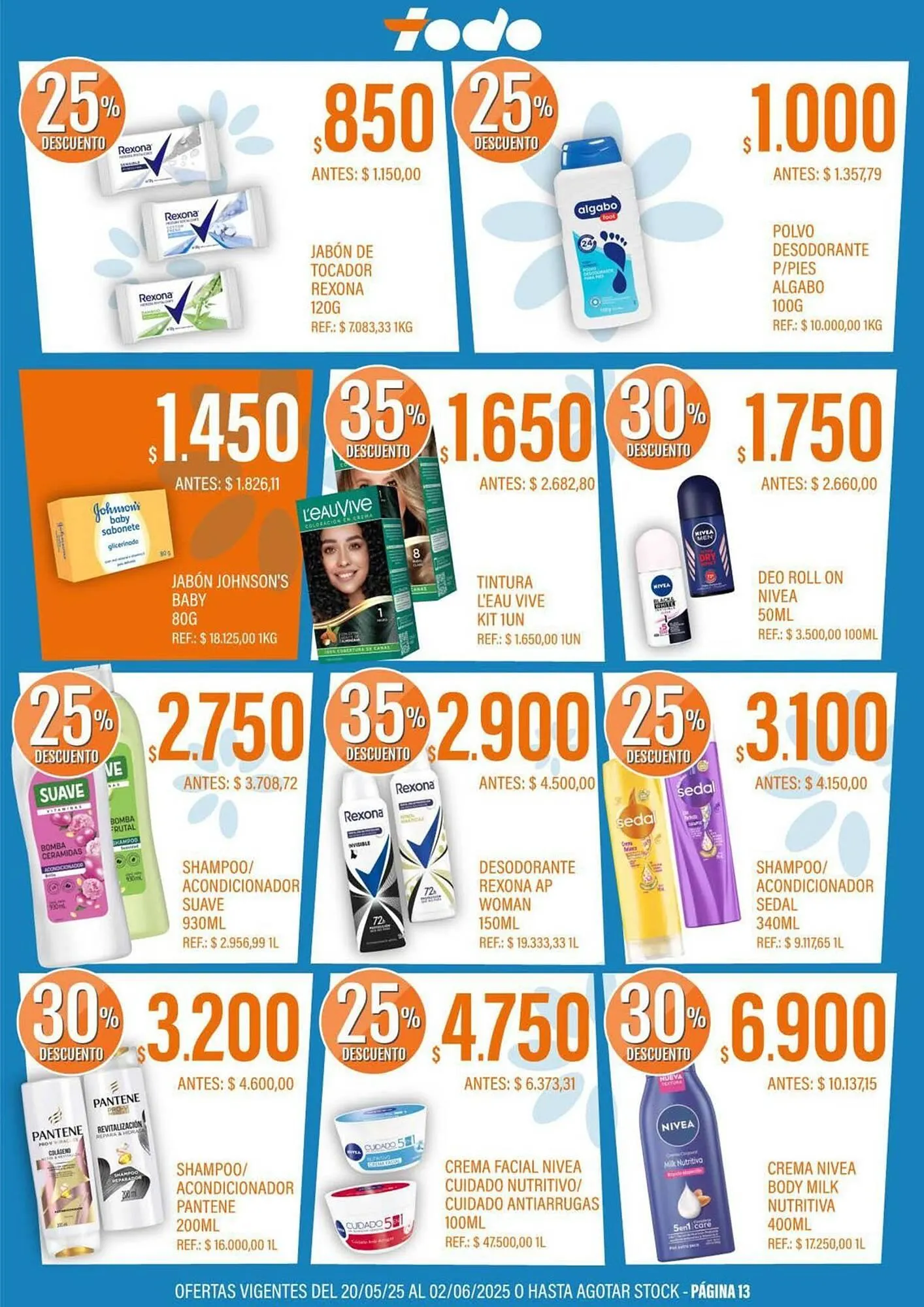 Ofertas de Catálogo Supermercados Todo 20 de mayo al 2 de junio 2025 - Página 13 del catálogo