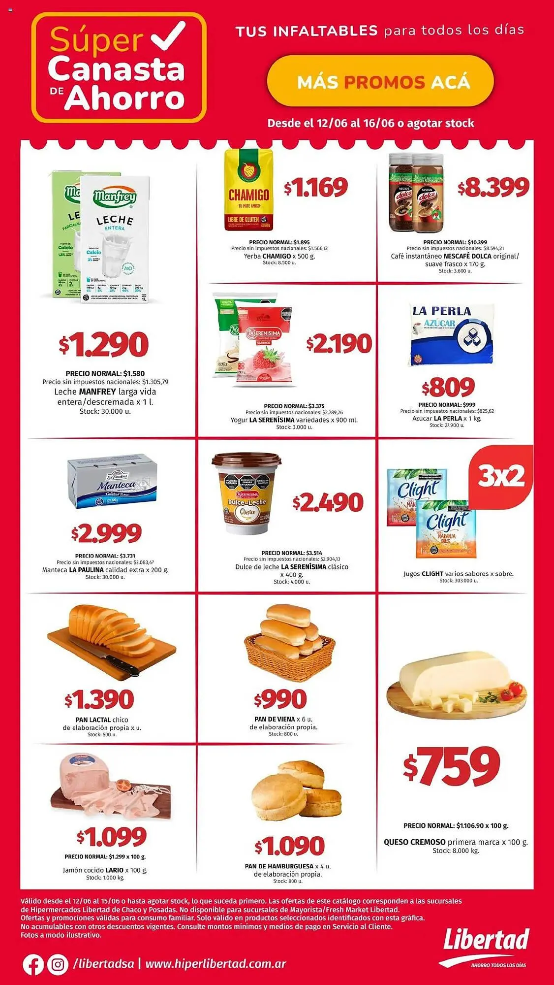 Ofertas de Catálogo Hipermercado Libertad 12 de junio al 16 de junio 2025 - Página 3 del catálogo