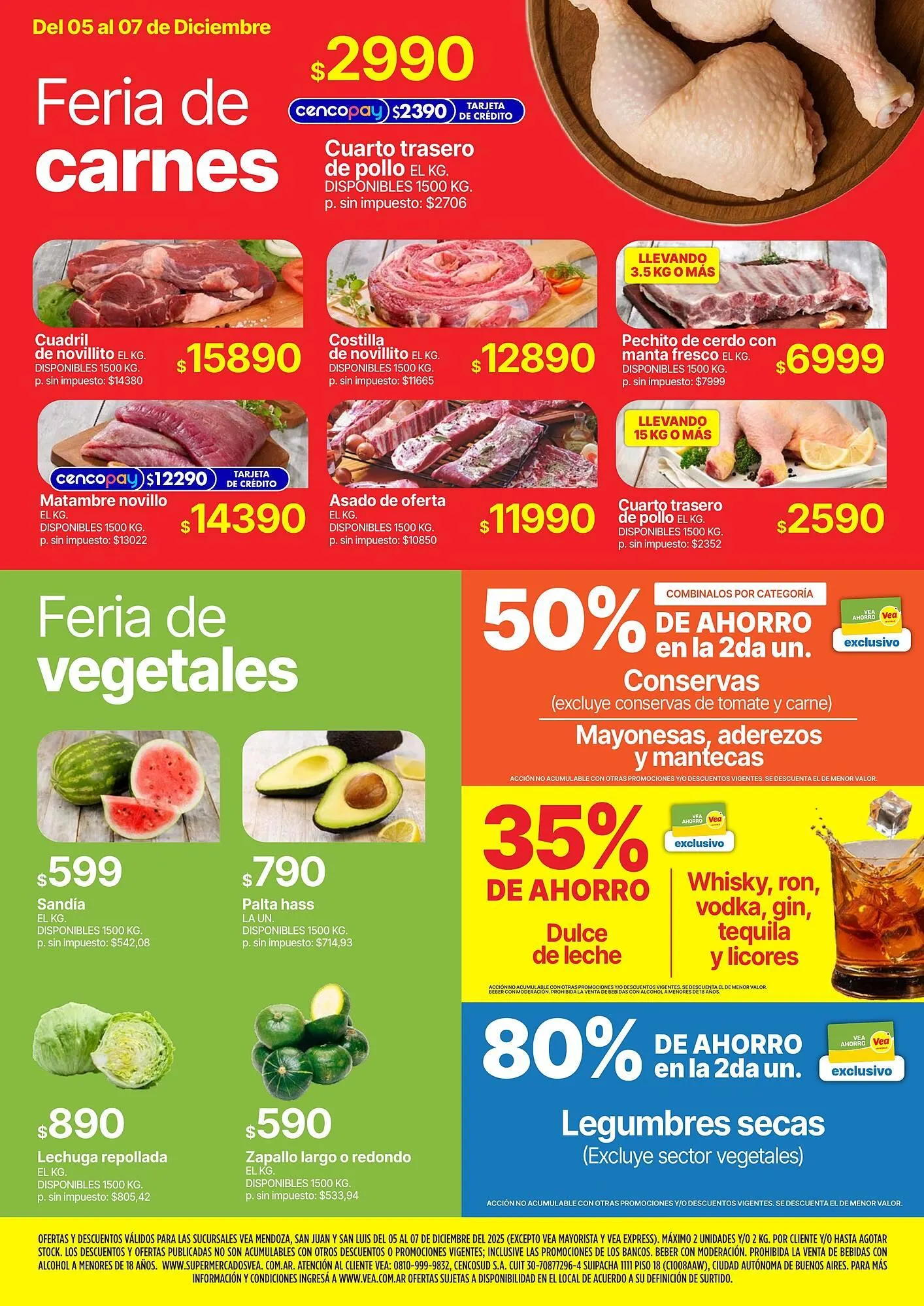 Ofertas de Catálogo Supermercados Vea 5 de diciembre al 7 de diciembre 2025 - Página 3 del catálogo